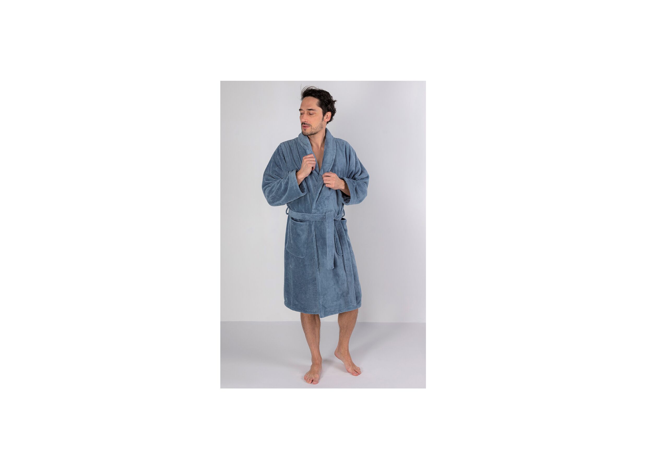 Sfeerfoto - Badjas M flanel jeans