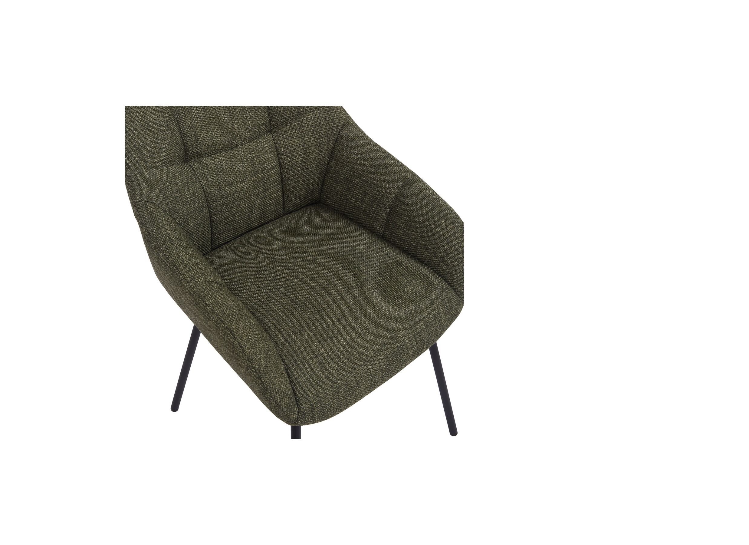 Chaise Navajo 57,5x65x85cm - fibre polyester - vert