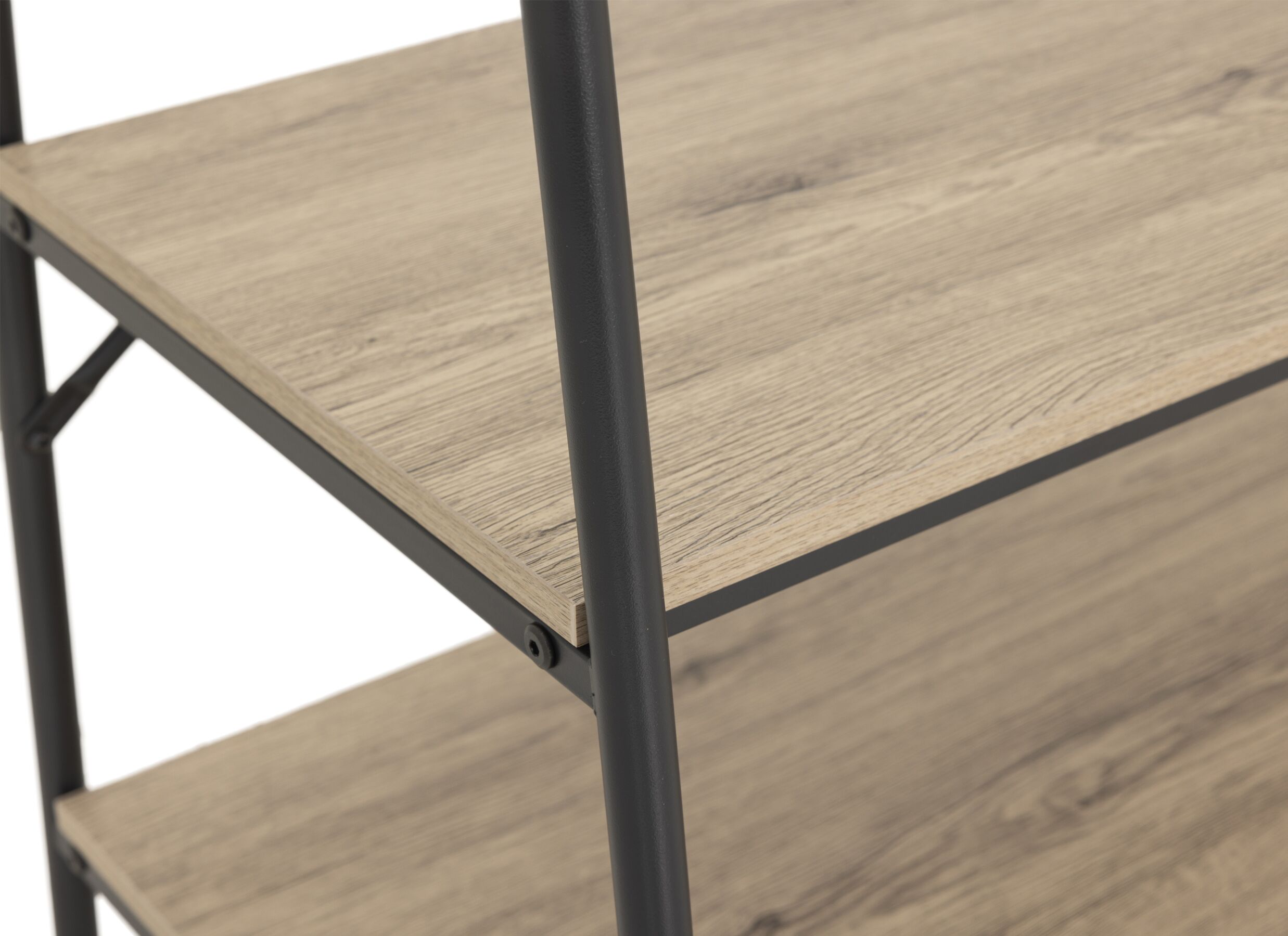 Detailfoto - Kledingrek Hive 95,5x46x165cm - decor & metaal - white ash & zwart