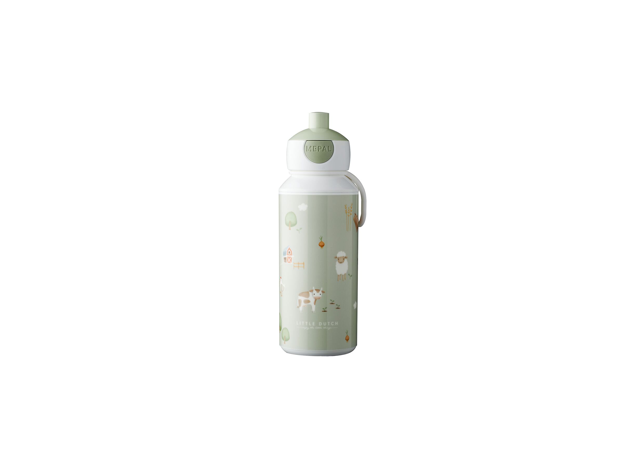 Gourde Pop-Up Campus 400ml little farm - Gourde Pop-Up Campus 400ml little farm