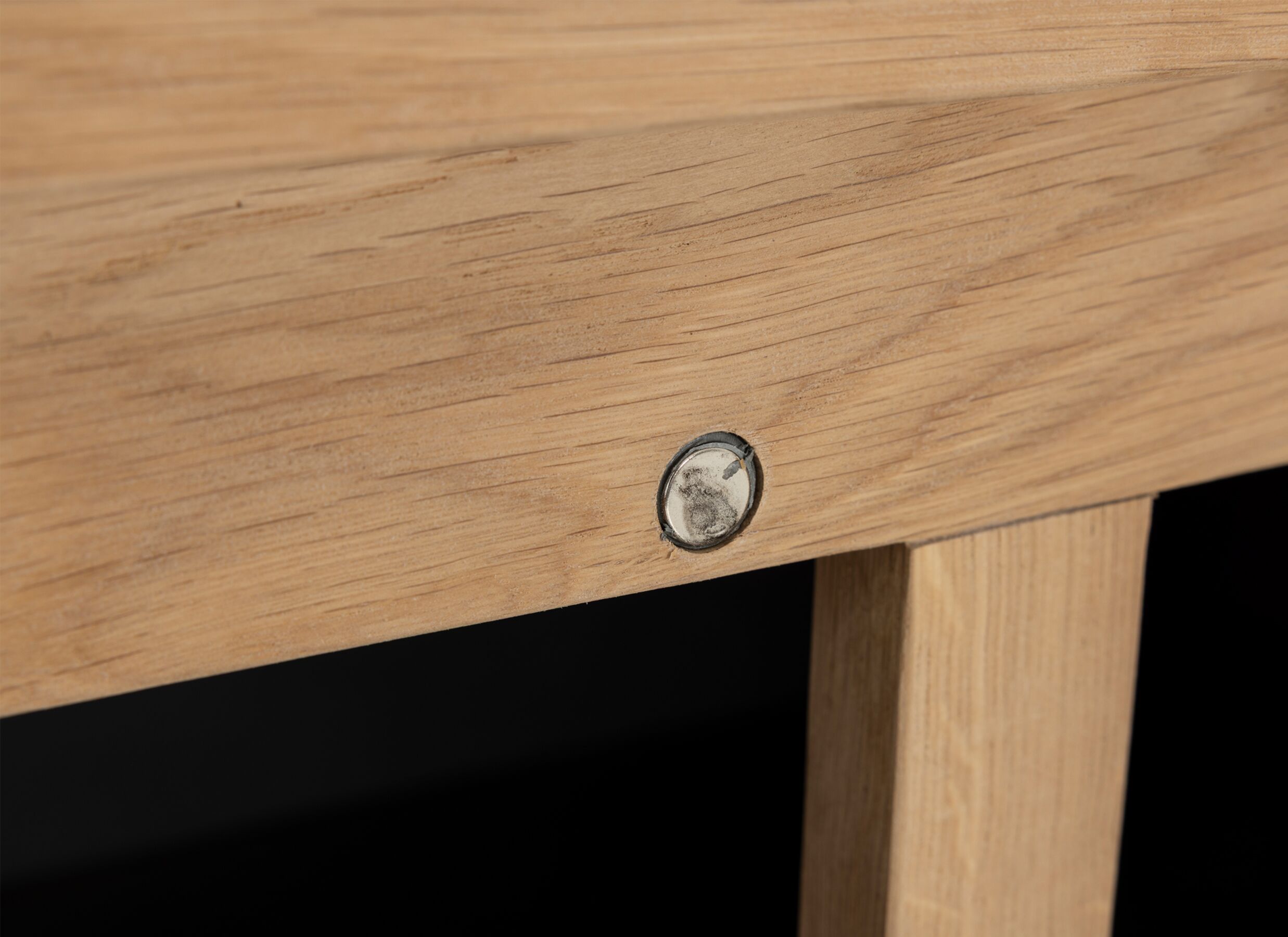 Detail - Buffet Ambassador 220cm - chêne massif & décor - naturel