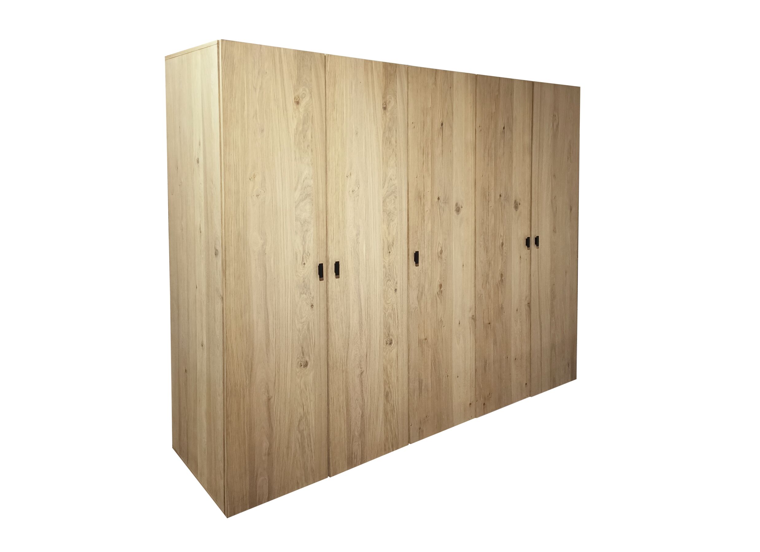 Photo ensemble - Garde-robe Holmes 50cm - MDF - chêne