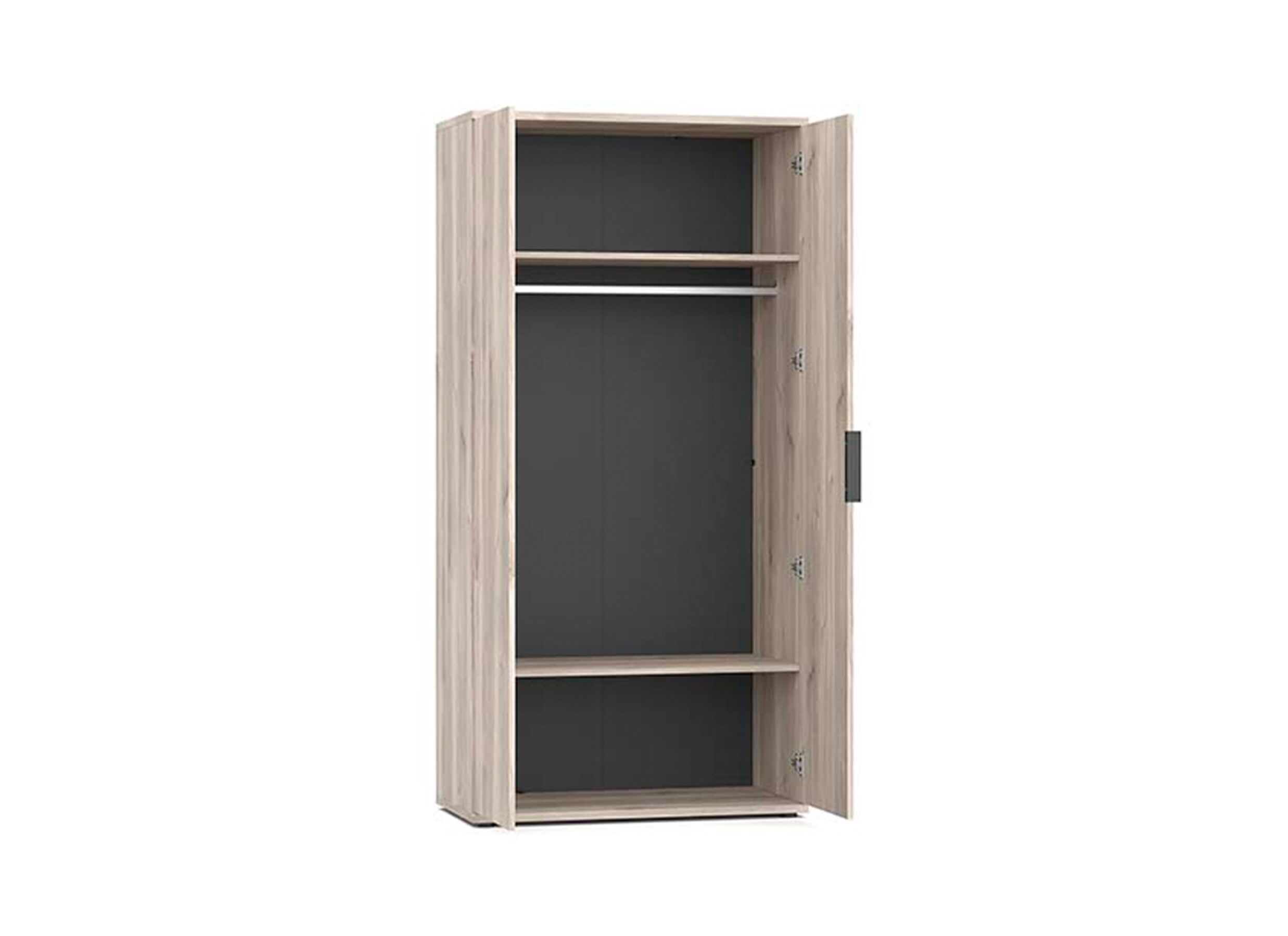 Disposition - Garde-robe Gloria 100cm - mélamine - greige castello oak