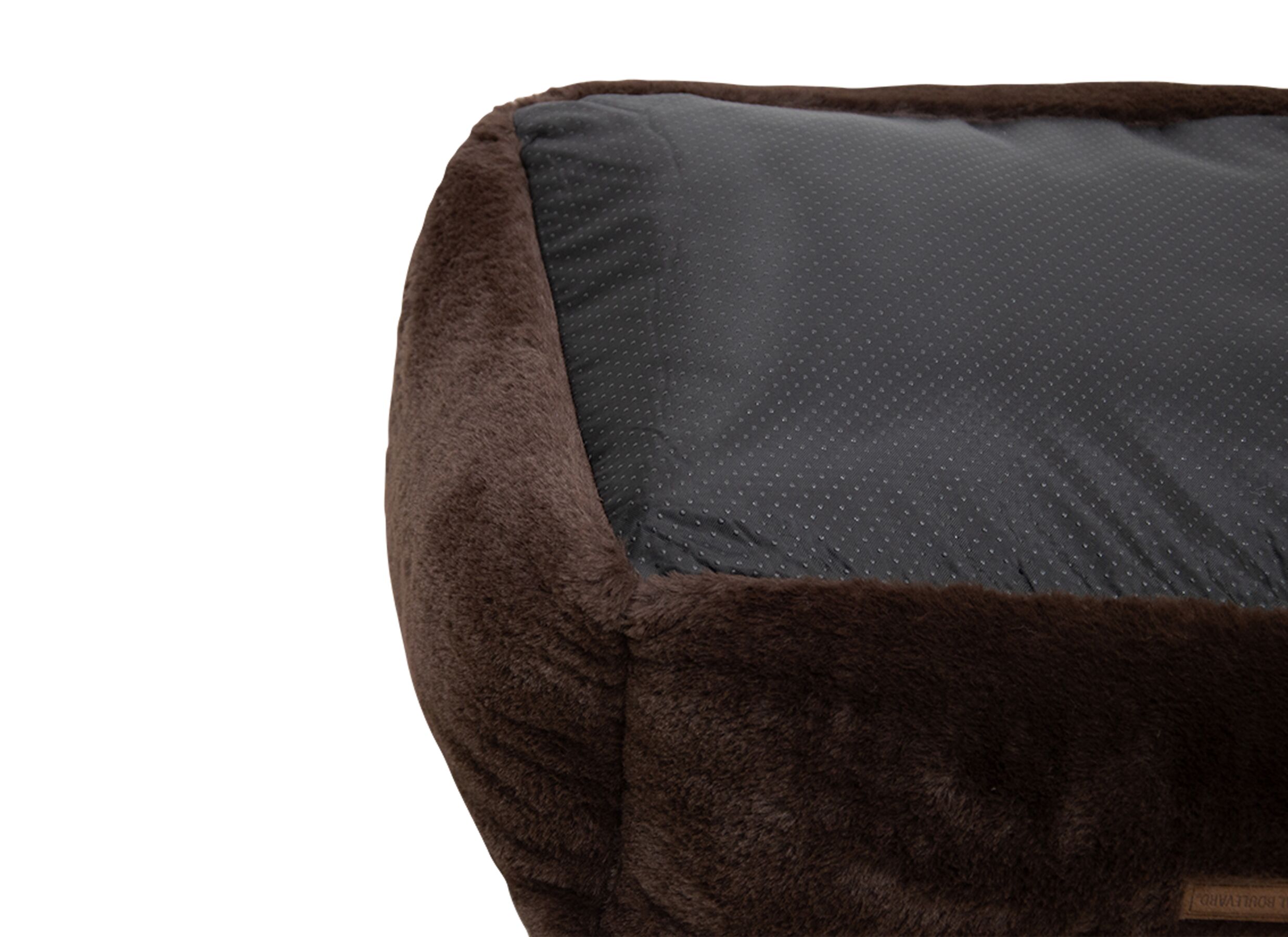 Aperçu - Panier pour chien Champs elysees M 75x60x25cm - tissu - marron foncé