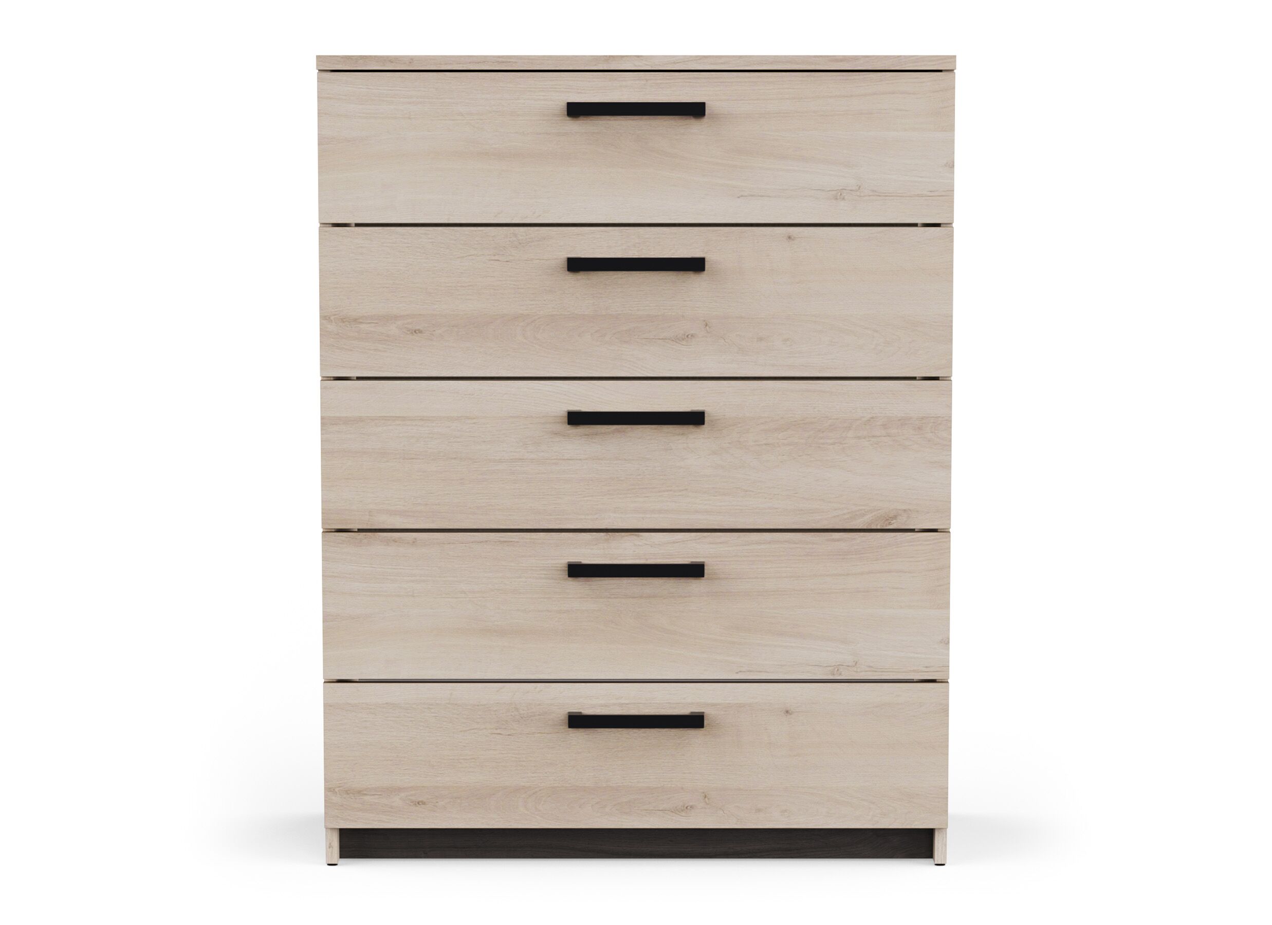 Aperçu - Commode Watson Coffre Watson 80x41x103cm - décor - chêne kronberg/chêne waterford