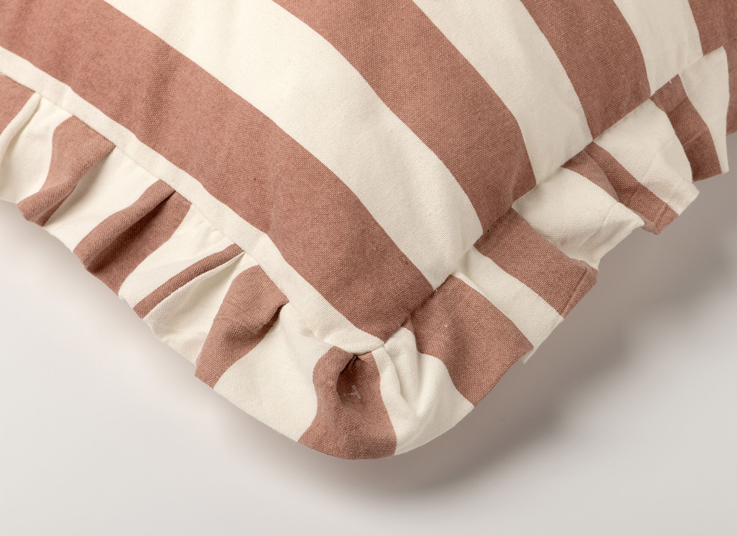 Detailfoto - Kussen Bella 45x45cm - polyester & katoen & viscose - old rose