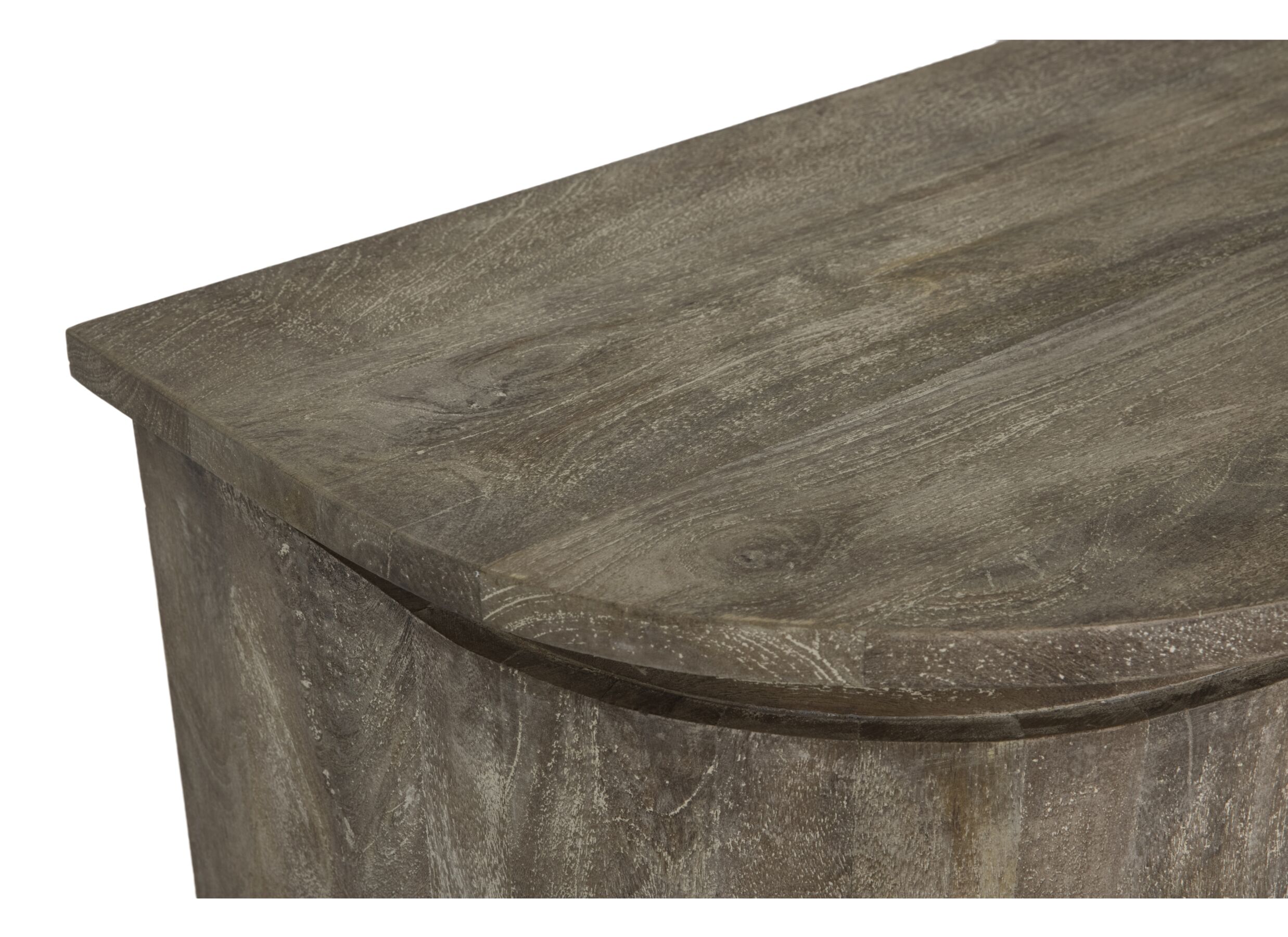 Detail - Meuble Bar Leone 146cm - manguier massif - sandblast