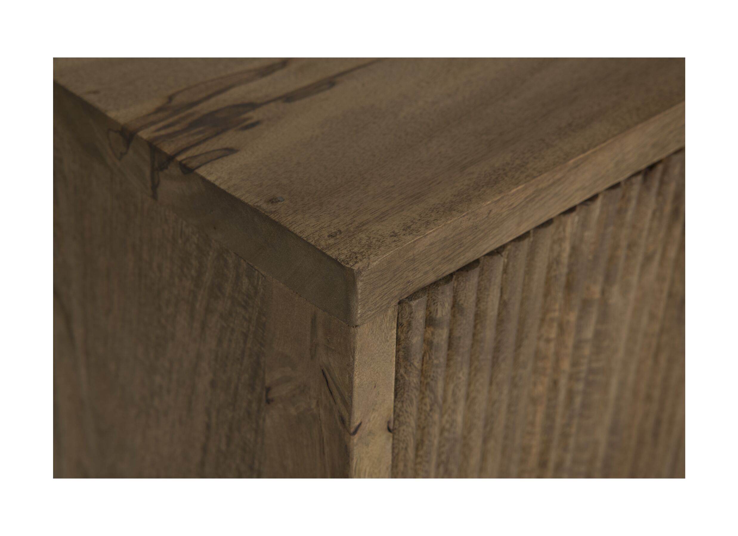 Detailfoto - Dressoir Tuxedo 180cm - mango massief - bruin