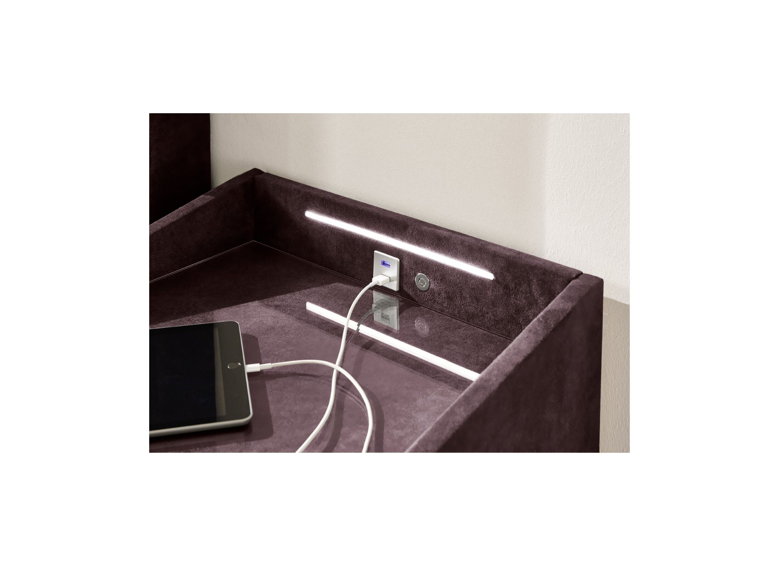 Foto ambiance - Table de chevet Moon 48x47x62cm