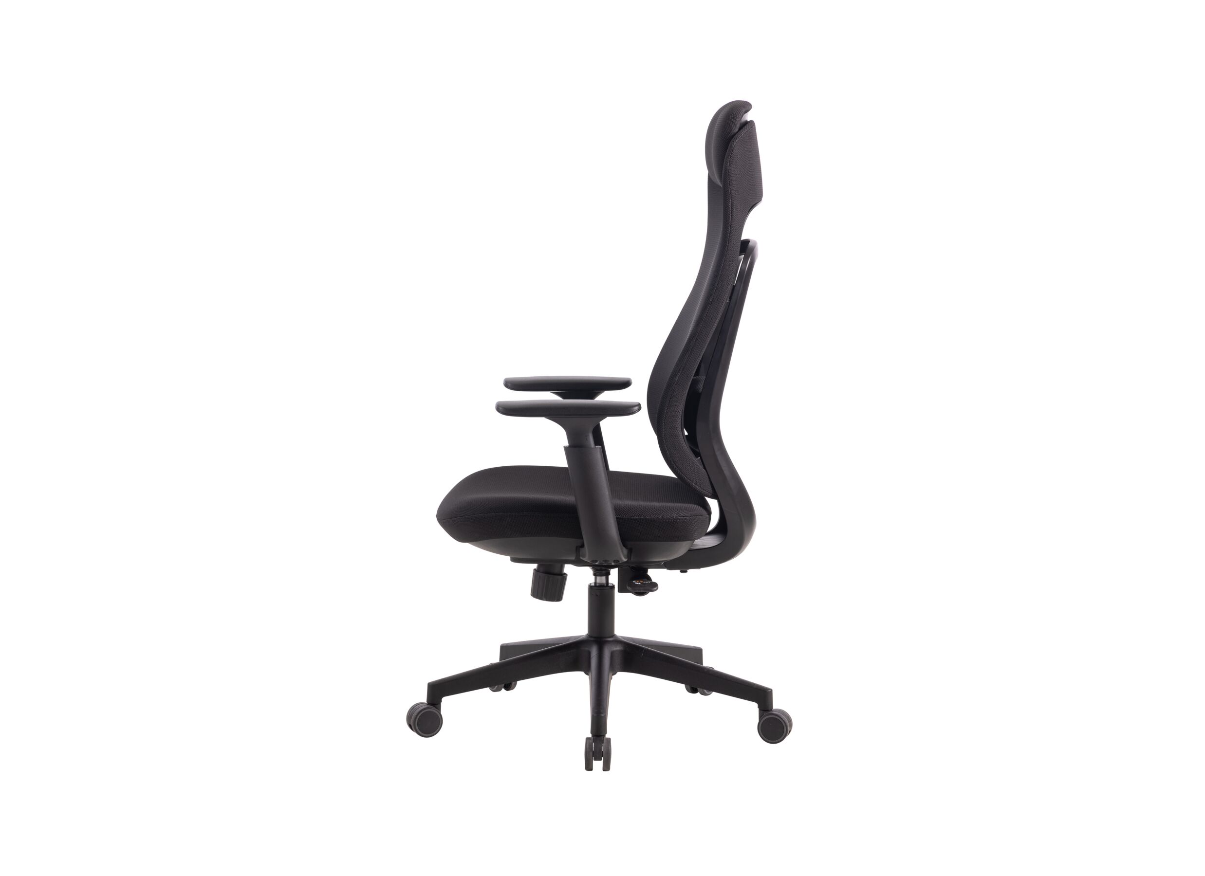 Aperçu - Chaise de bureau Hex 67,5x62,5x110,5cm - tissu - noir