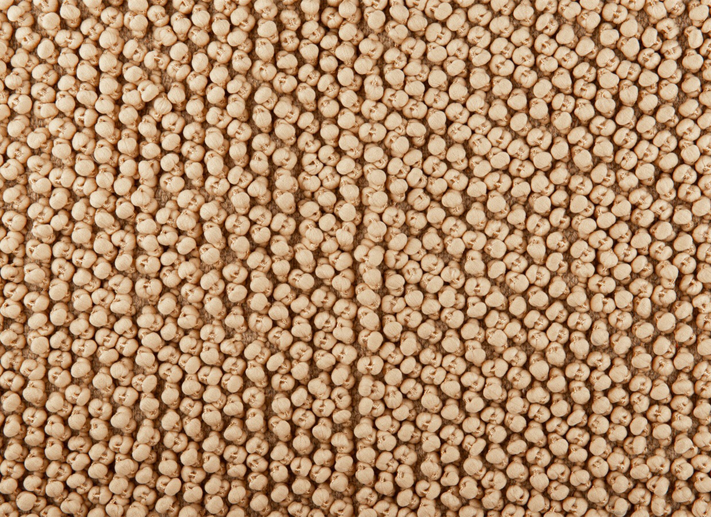 Detail - Tapis de bain Nodo 70x120cm - polyester & coton - forrest sand