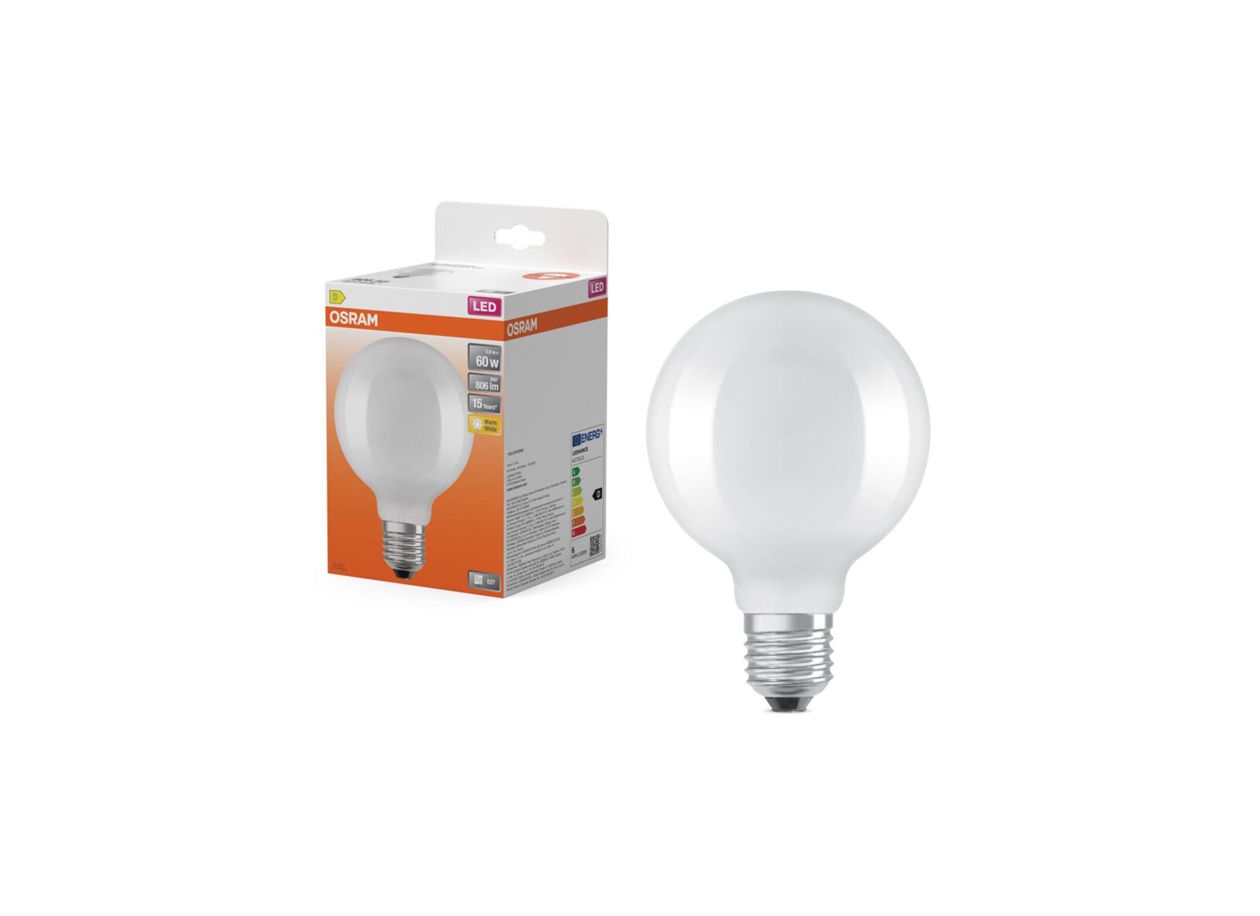 Overzichtsfoto - Ledlamp 5,9W E27