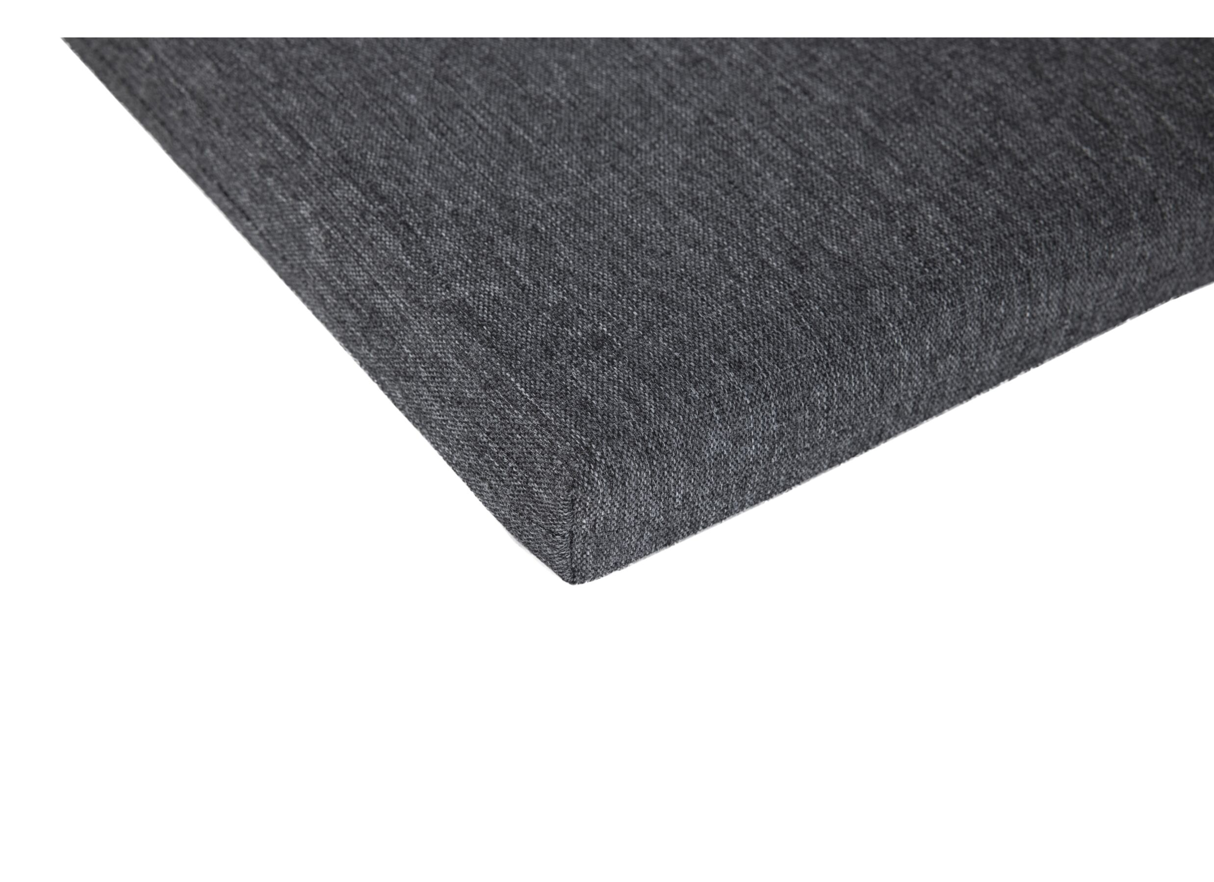 Detail - Coussin d'assise Nona 39x39cm -fibre polyester - anthracite