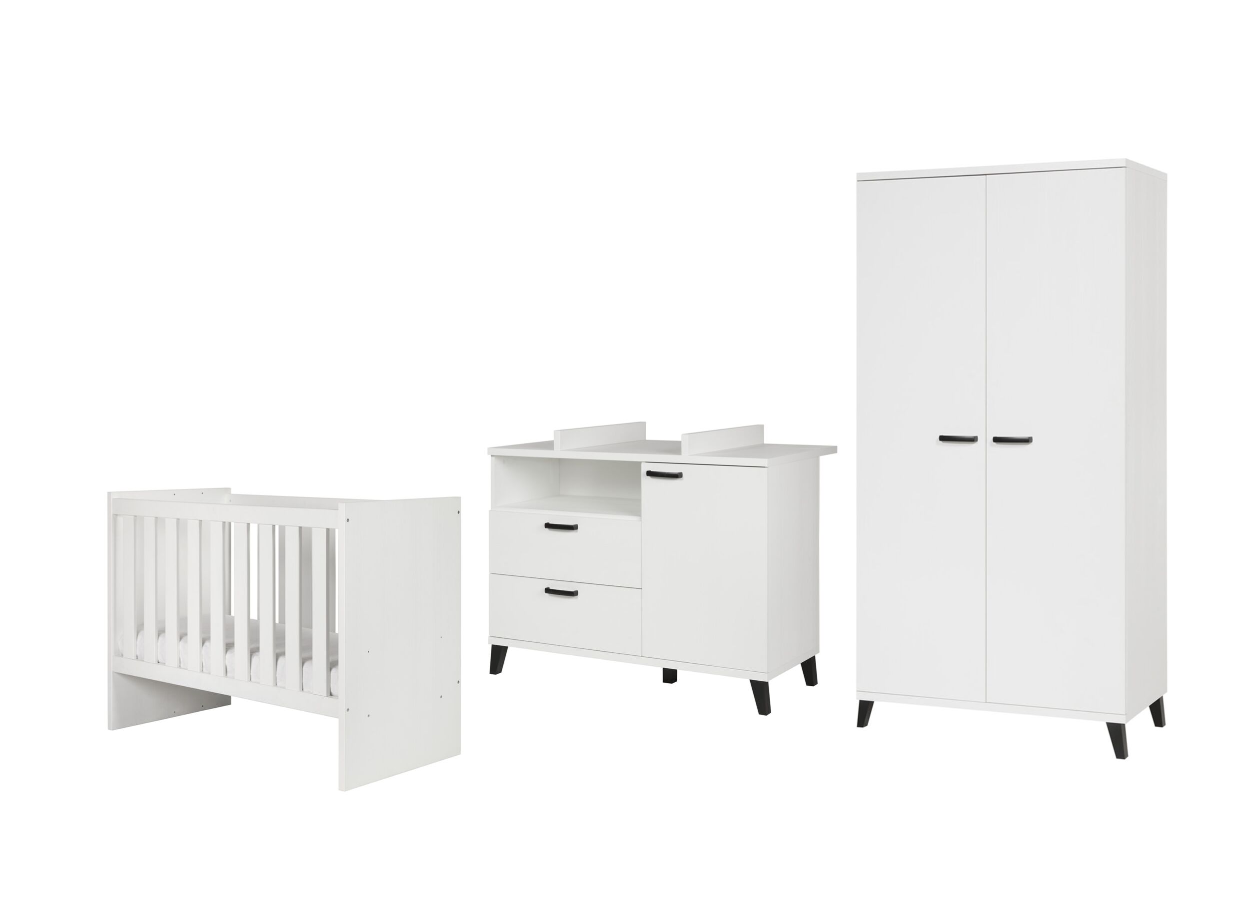 Chambre bébé Evy 1 avec armoire 2 portes - Chambre bébé Evy 1 avec armoire 2 portes