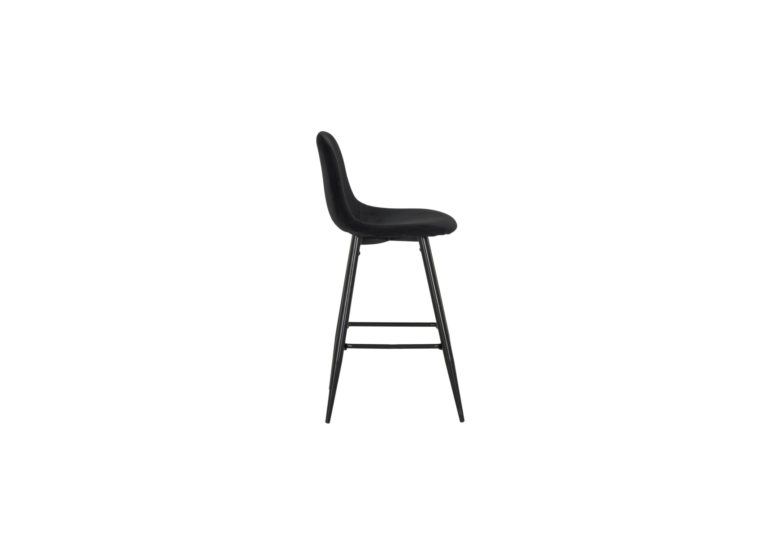 Overzichtsfoto - Barstoel Charlton ZH66cm - stof - zwart