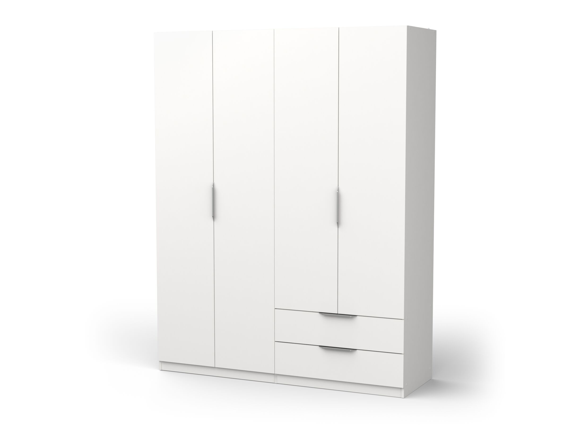Garde-robe Ghost 157cm - décor - blanc