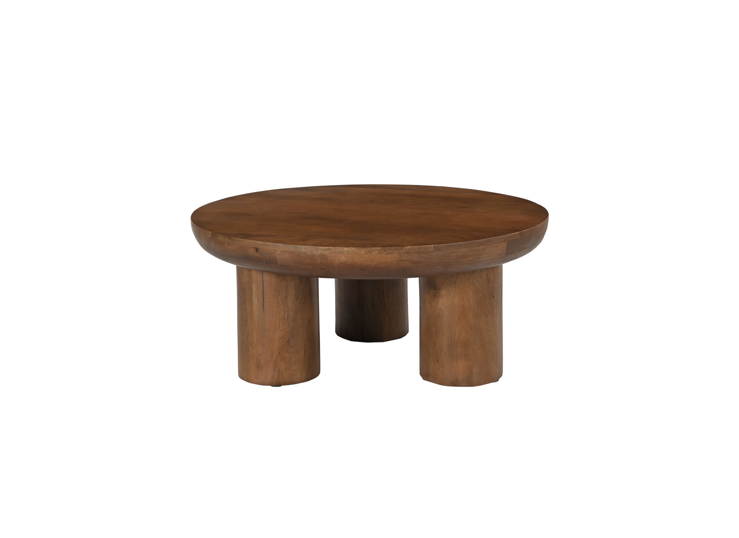 Aperçu - Table basse Bertha Ø90cm - mangue massif - naturel