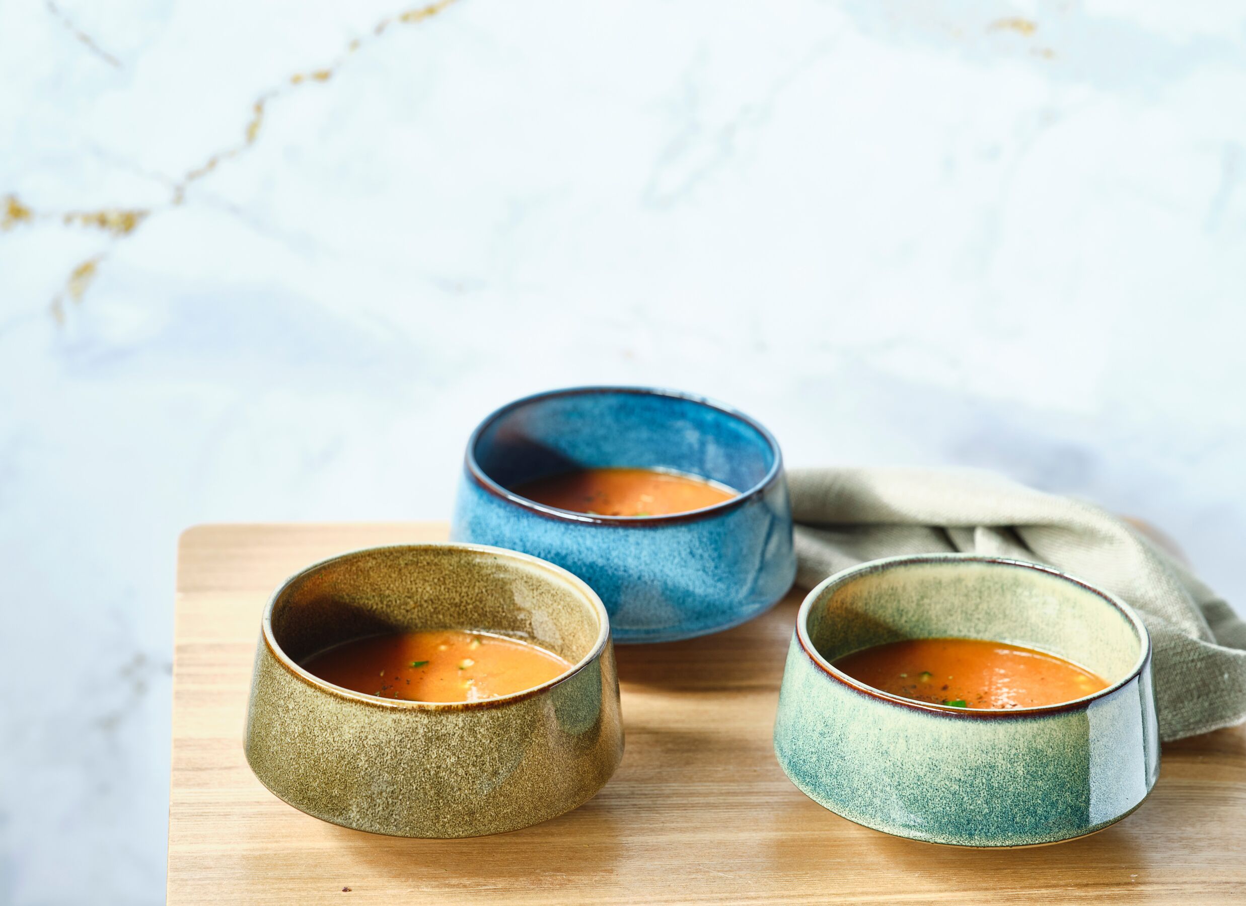 Foto ambiance - Plat Cocoon Autumn Ø14,5cm - stoneware - multicolor