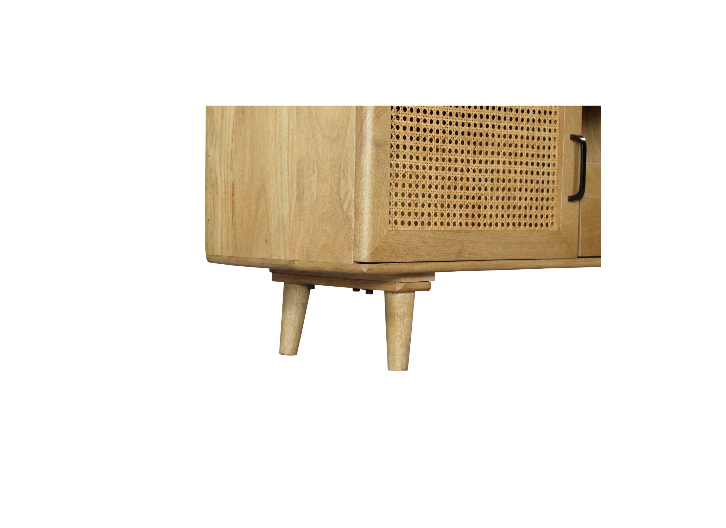 Meuble TV Portico 150cm - manguier massif - naturel