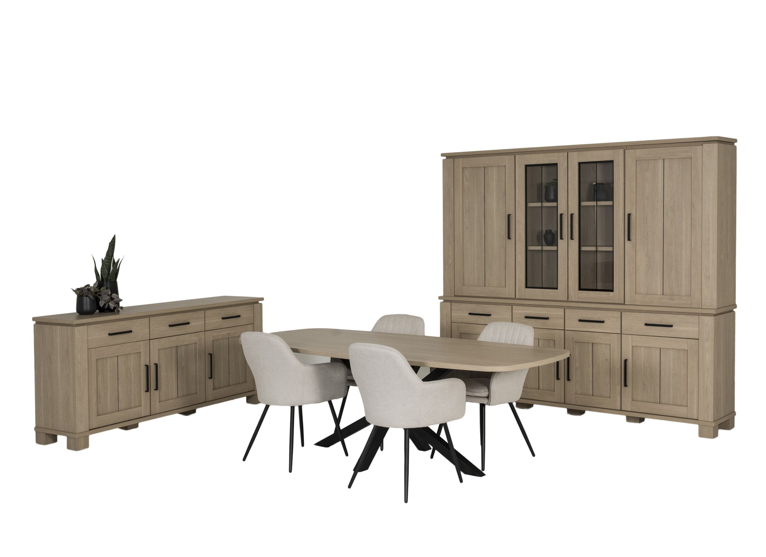 Setfoto - Kuipstoel Casimir polyestervezel - beige