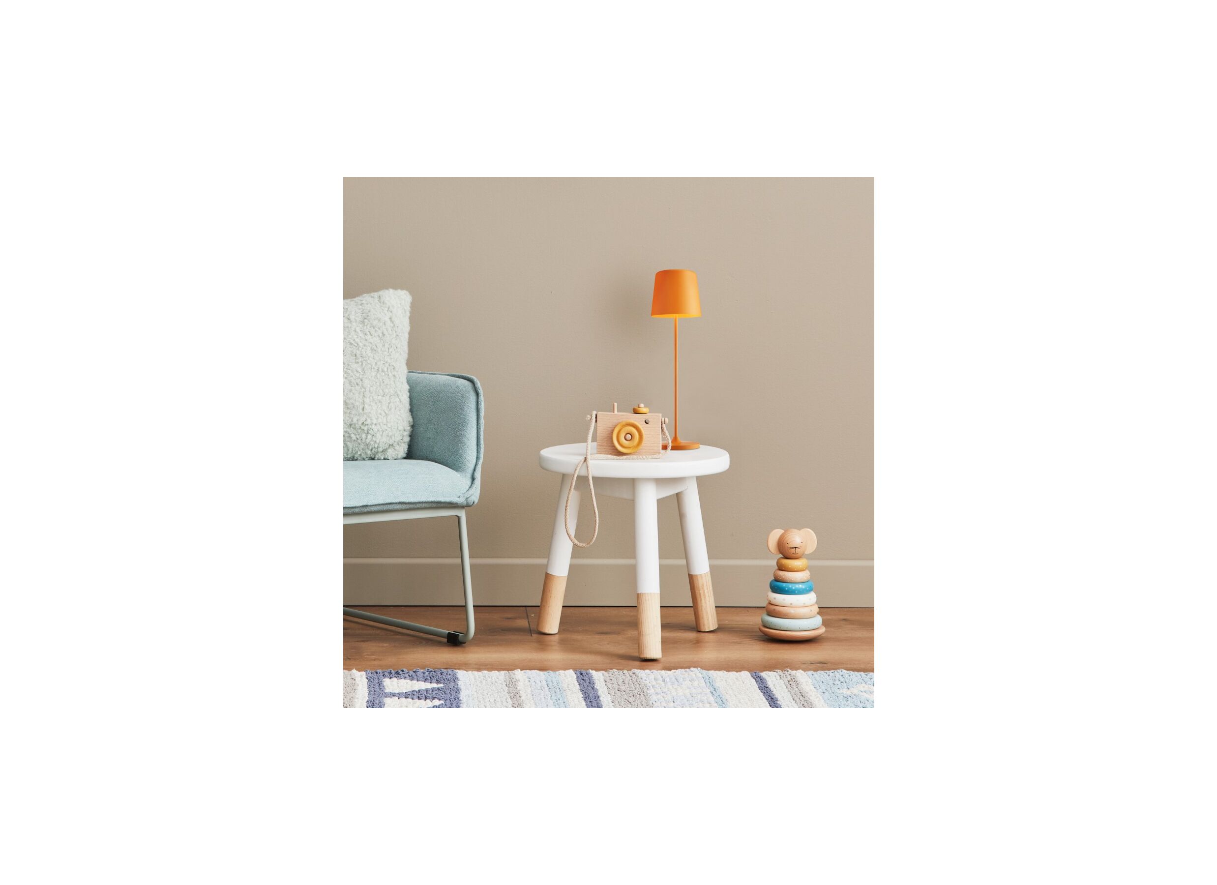 Lampe de table Kaami H37cm orange