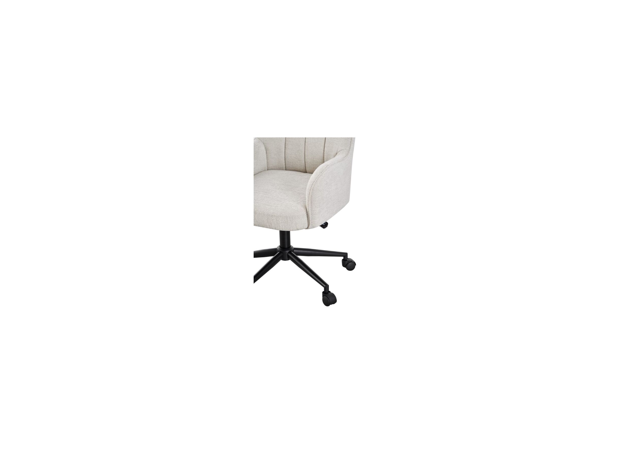 Detailfoto - Bureaustoel Bonzo stof - wit