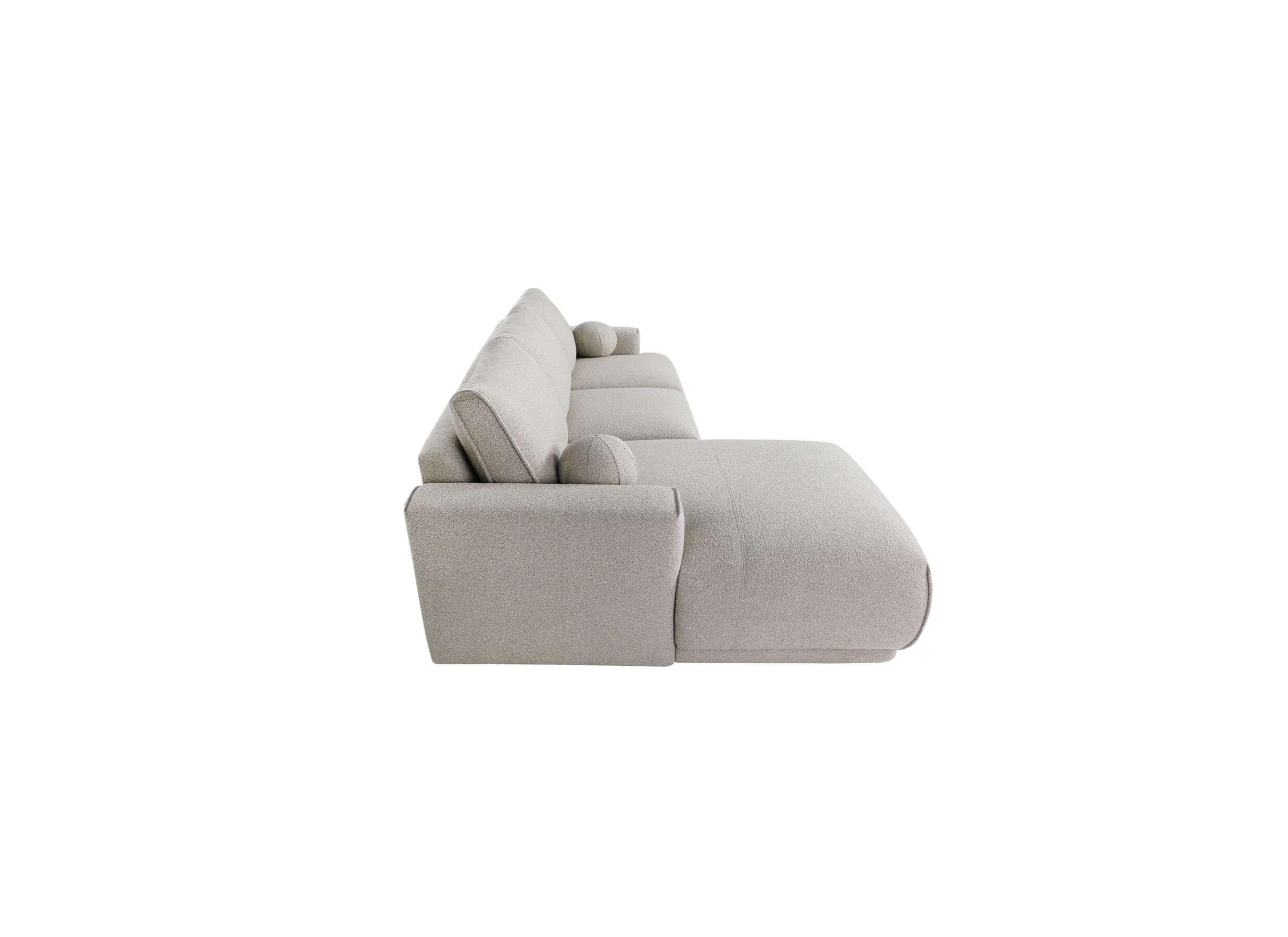 Aperçu - Canapé d'angle Ramusio tissu beige