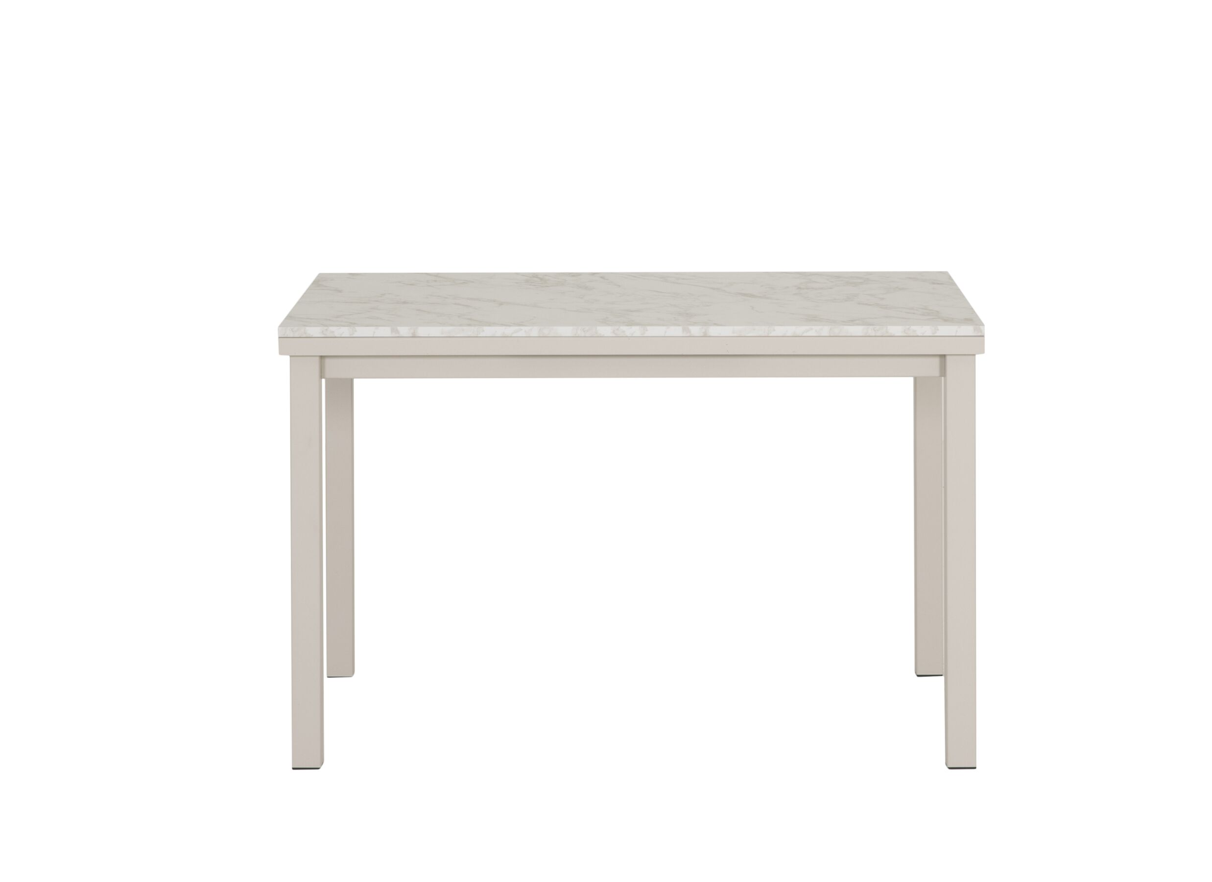 Aperçu - Table Vienna 120/200x80cm - décor - carrara creamy & sable