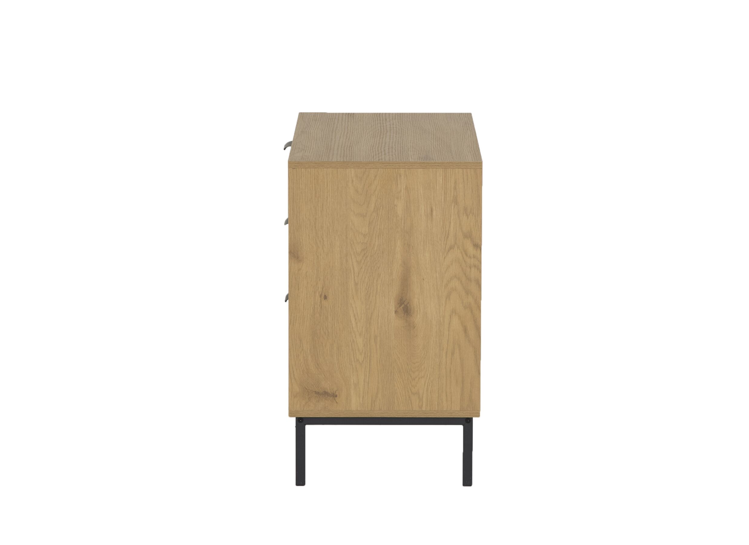 Aperçu - Commode Nevado 72x40x69cm - mélamine - chêne sauvage