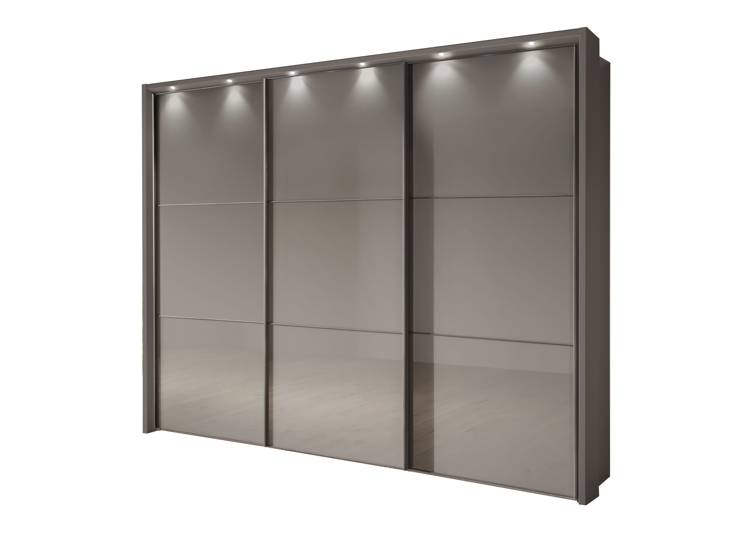 Plus Important - Armoire à portes coulissantes Phoenix 200cm - décor - havana
