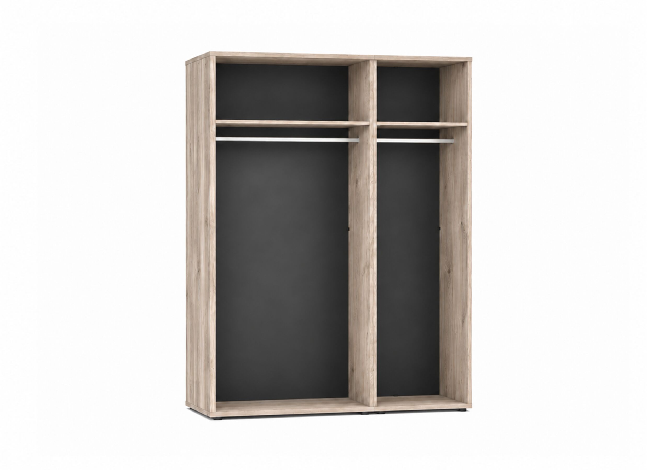 Disposition - Garde-robe Gloria 150cm - mélamine - greige castello oak