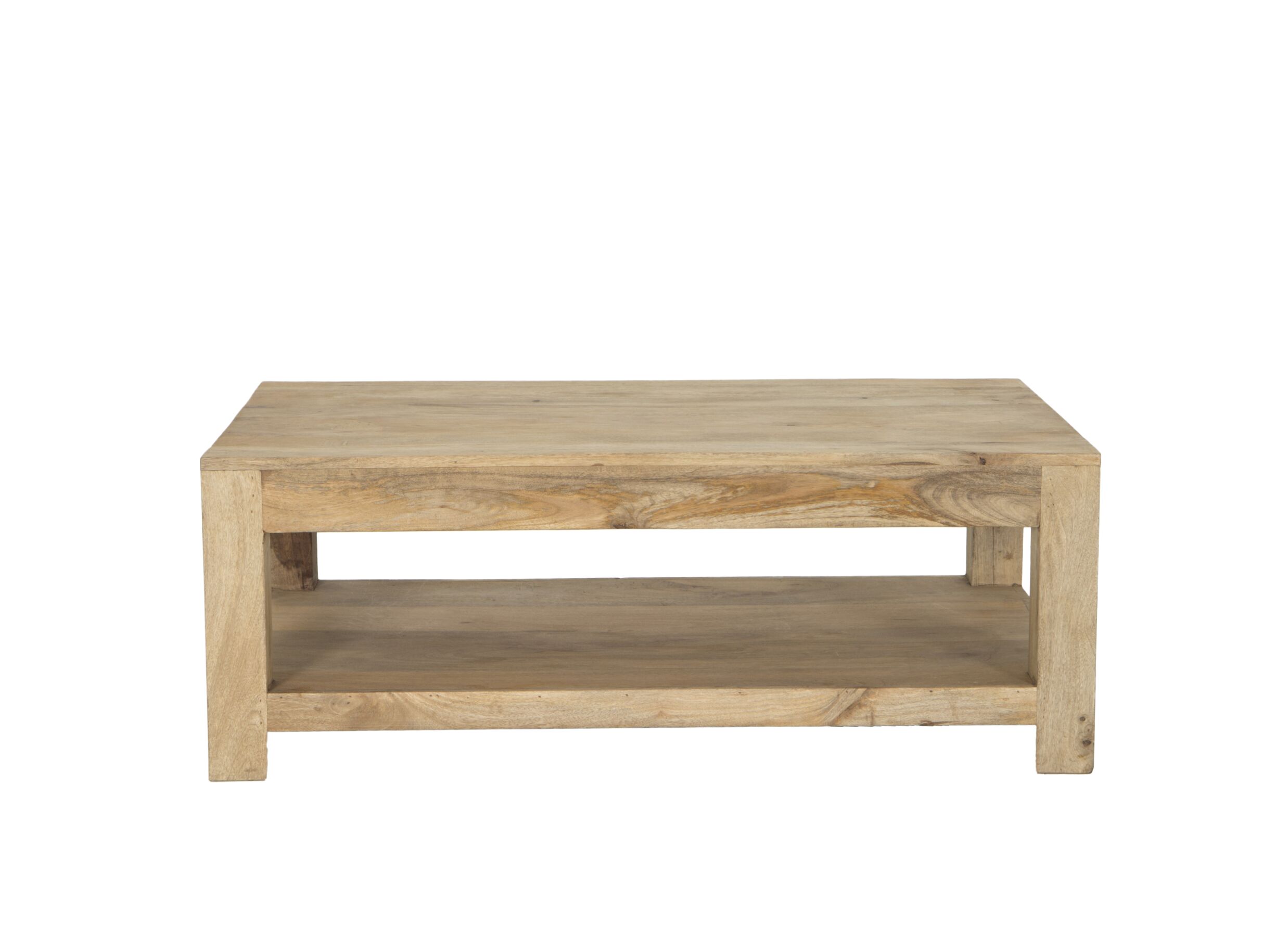 Table basse Faust 123x75cm - mangue massif - naturel