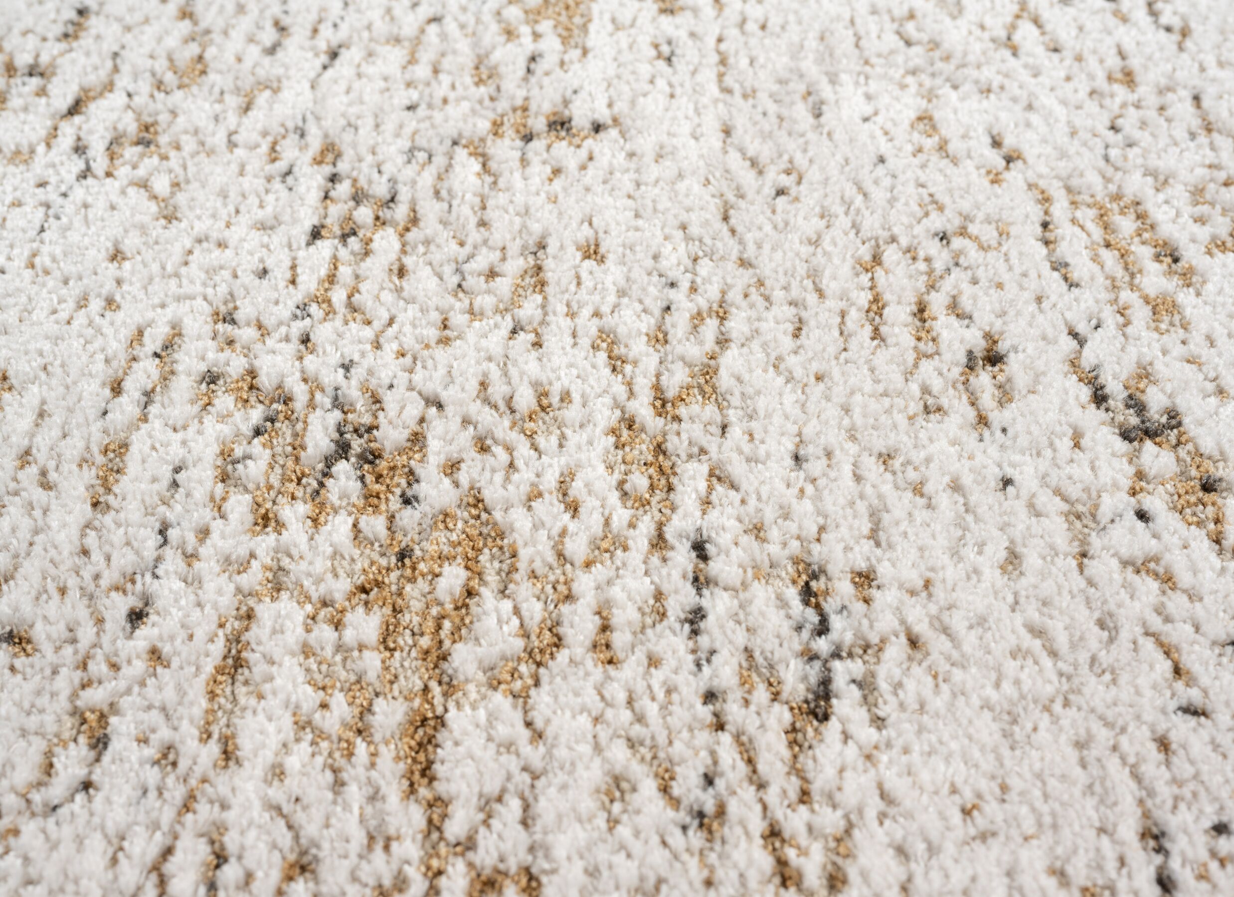 Detailfoto - Rond tapijt Madagaskar Ø200cm - gerecycleerde polyestervezel - beige