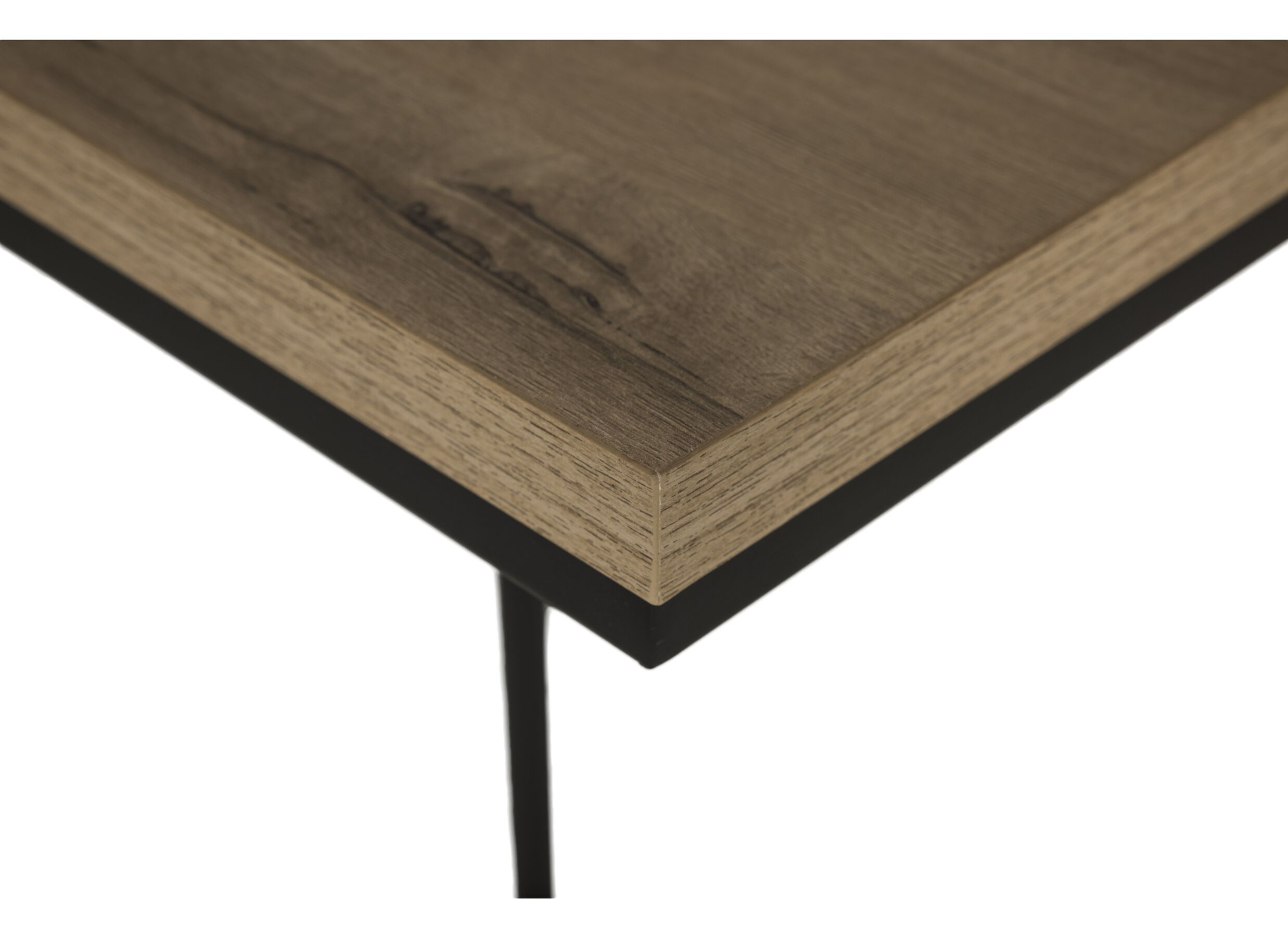 Detail - Table ordinateur portable Nerd 40x33x69cm - décor chêne - naturel
