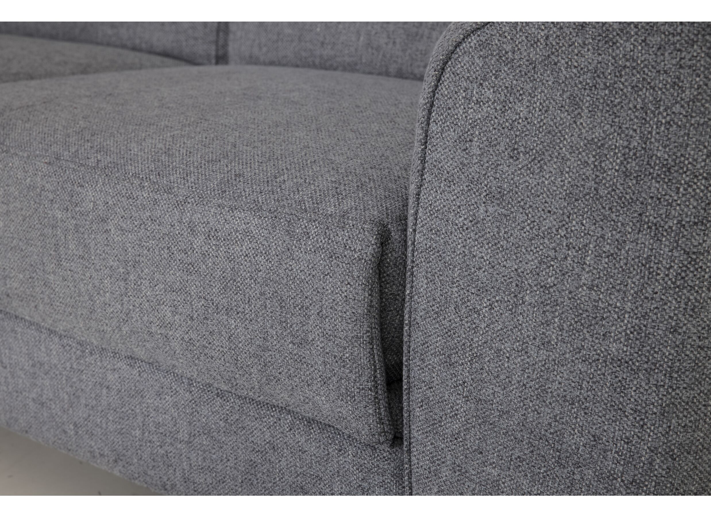 Detailfoto - Hoeksalon Milton 238x302cm - stof - castle 153 grijs met relax