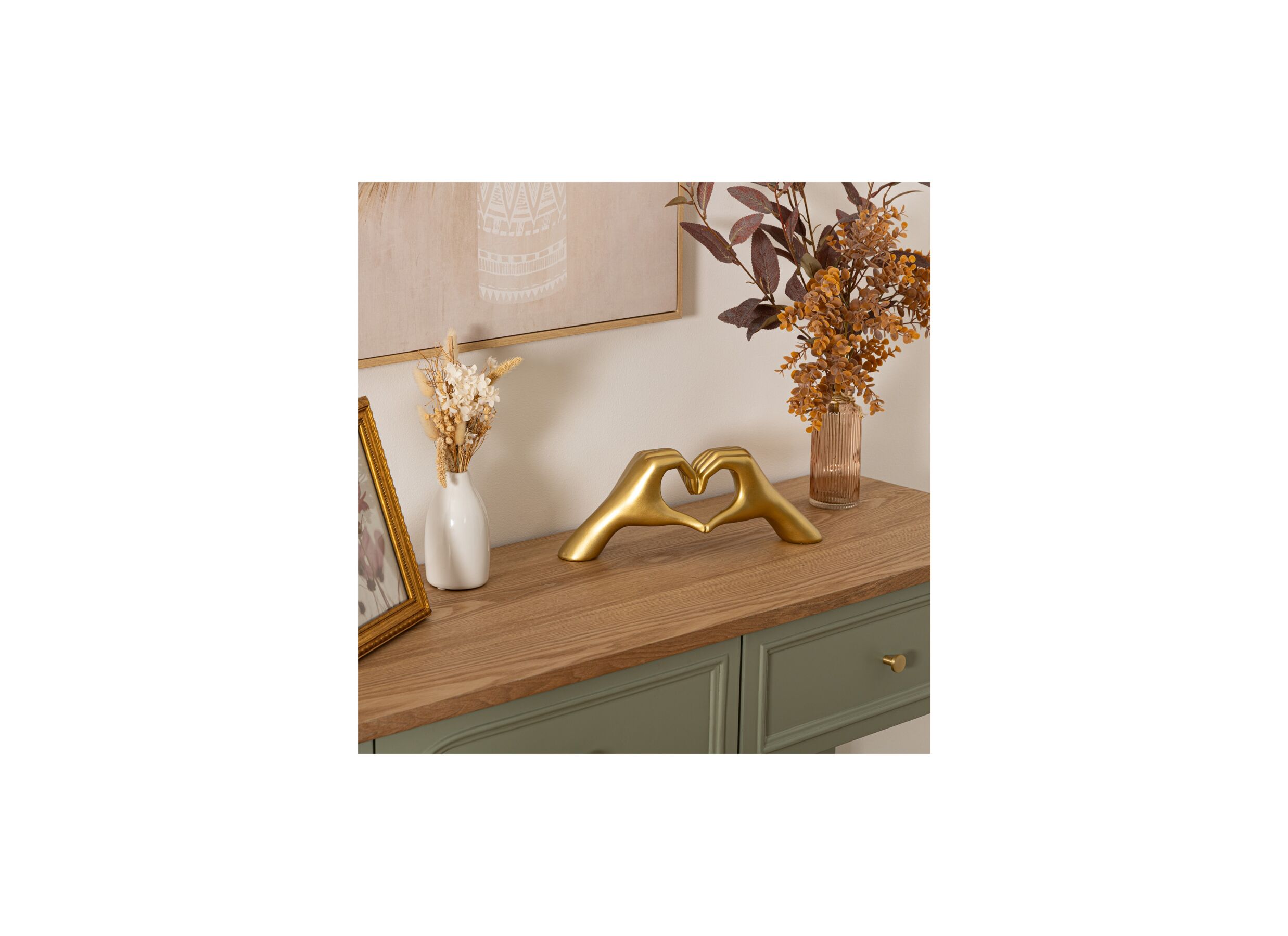 Foto ambiance - Statuette Amy 31x12x7,5cm - polystone - or