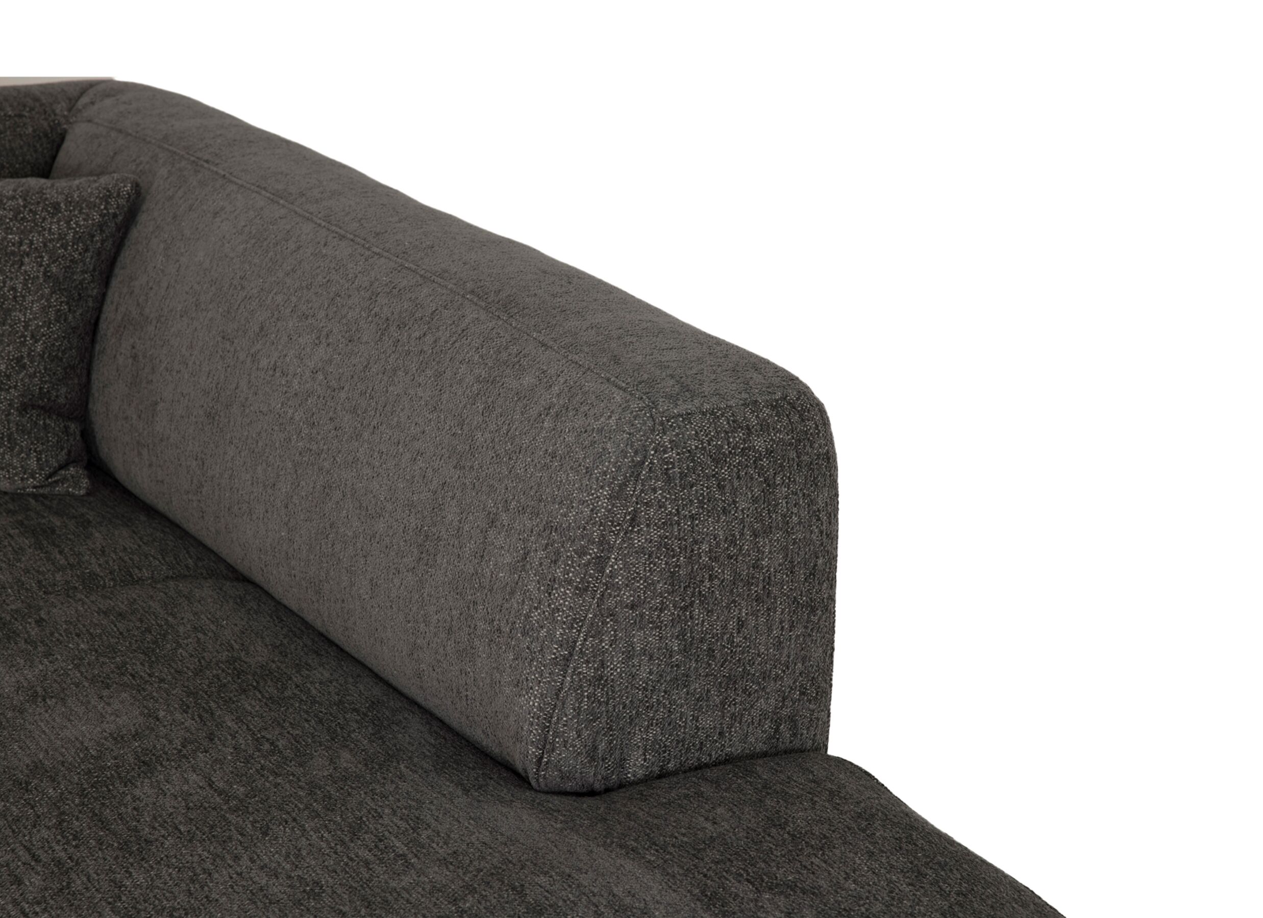 Detailfoto - Hoeksalon New-Konstatinopol 398x217cm - stof - raven