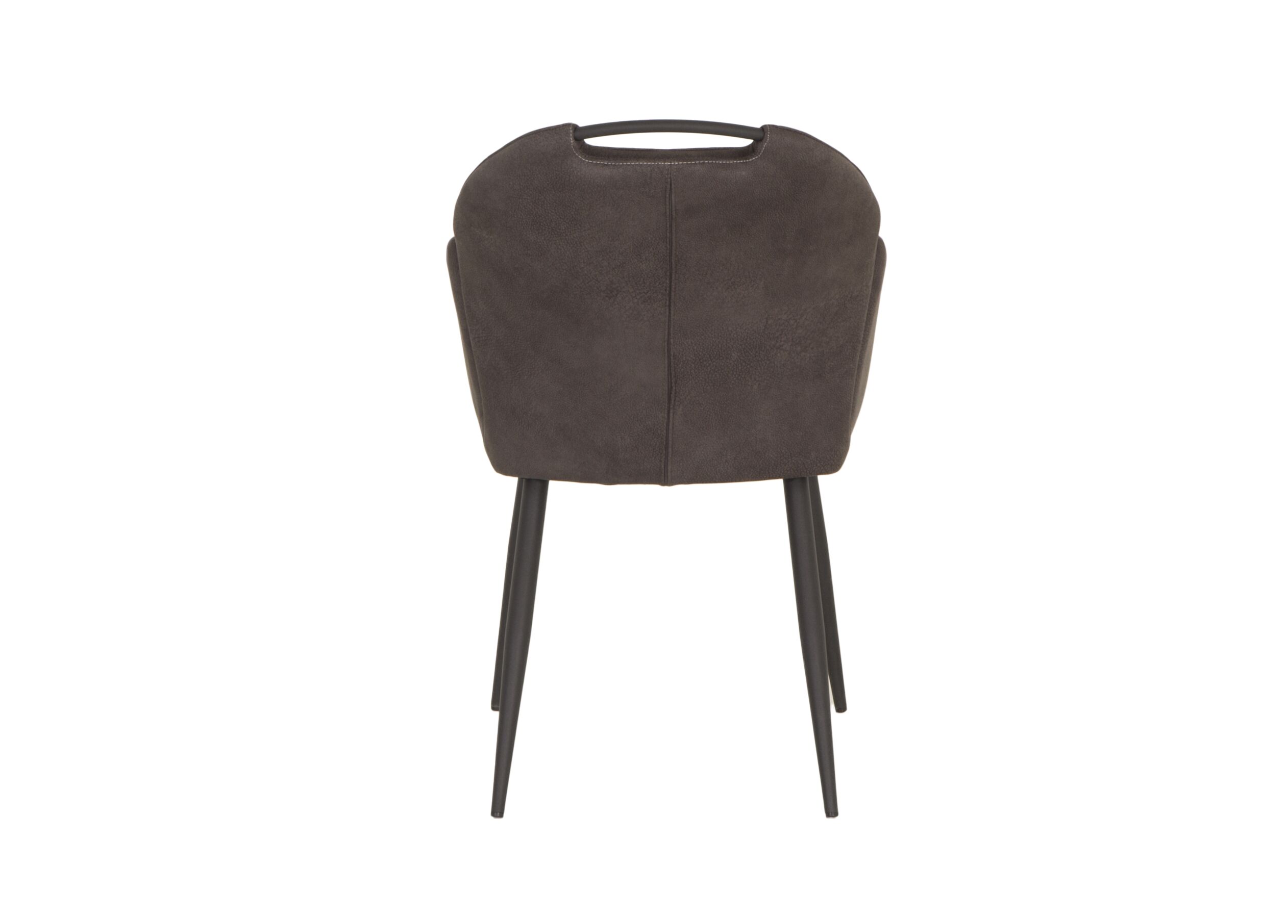 Chaise coque ST2005 55x60x87,5cm - tissu - anthracite