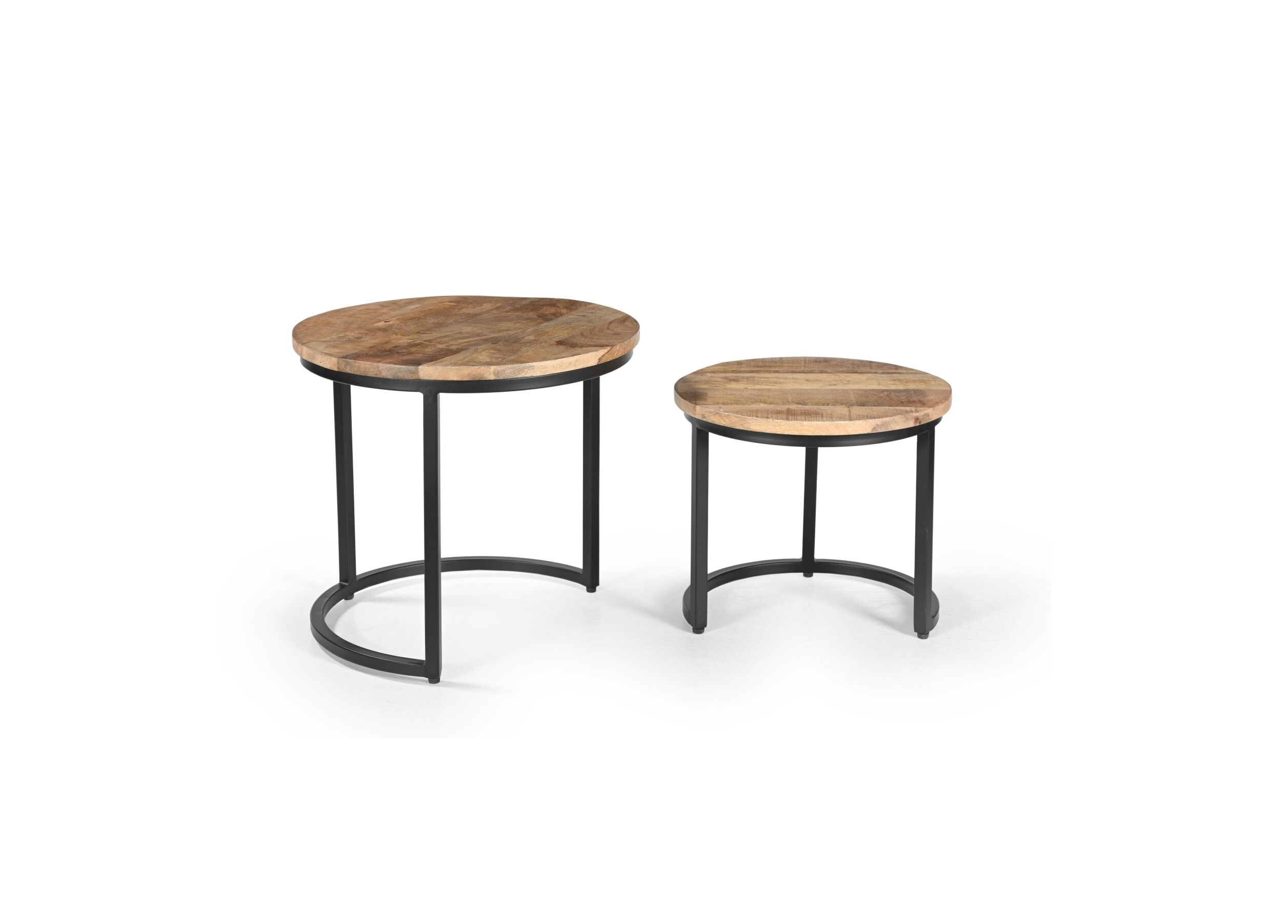 Table d'appoint Ines Ø50cm lot de 2