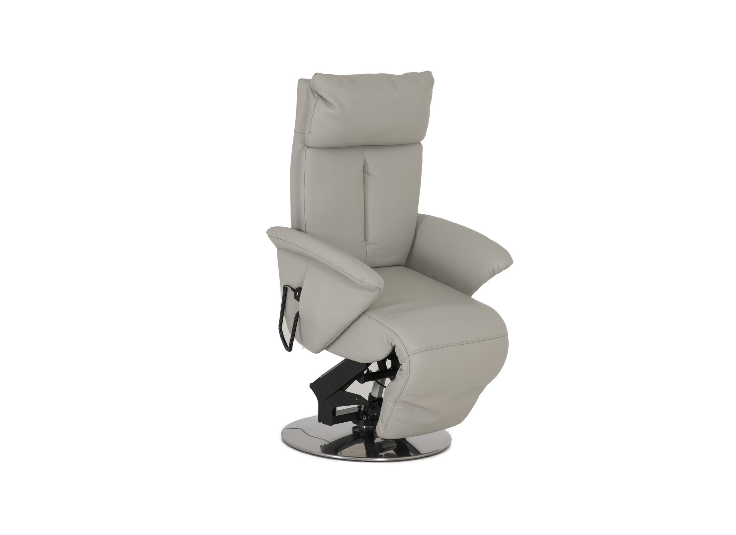 Fauteuil relax 7804 électrique cuir gris