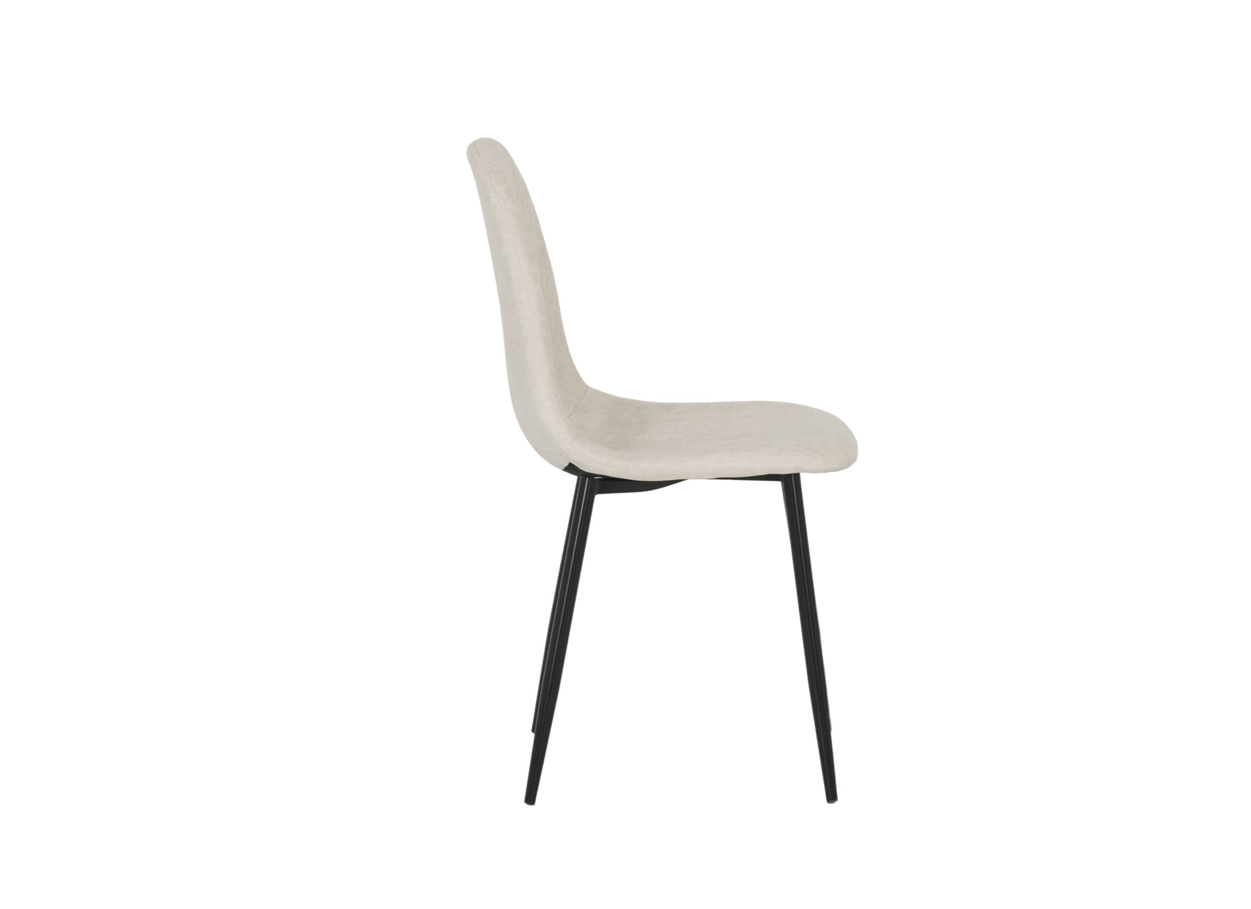 Overzichtsfoto - Stoel Iacta 45x53x84cm - stof - beige