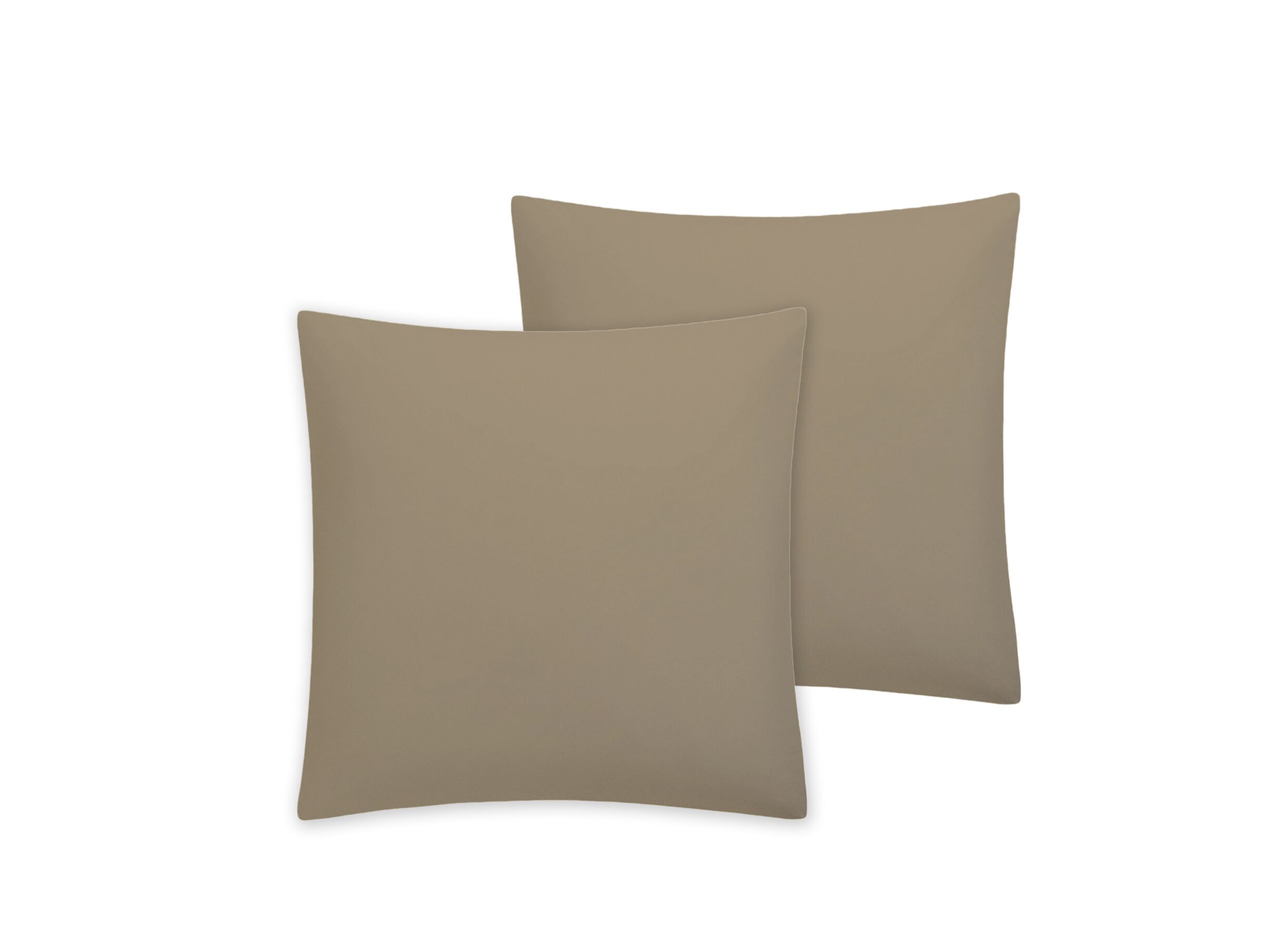 Aperçu - Taie d'oreiller Cupido 65x65cm - coton - mastic - lot de 2