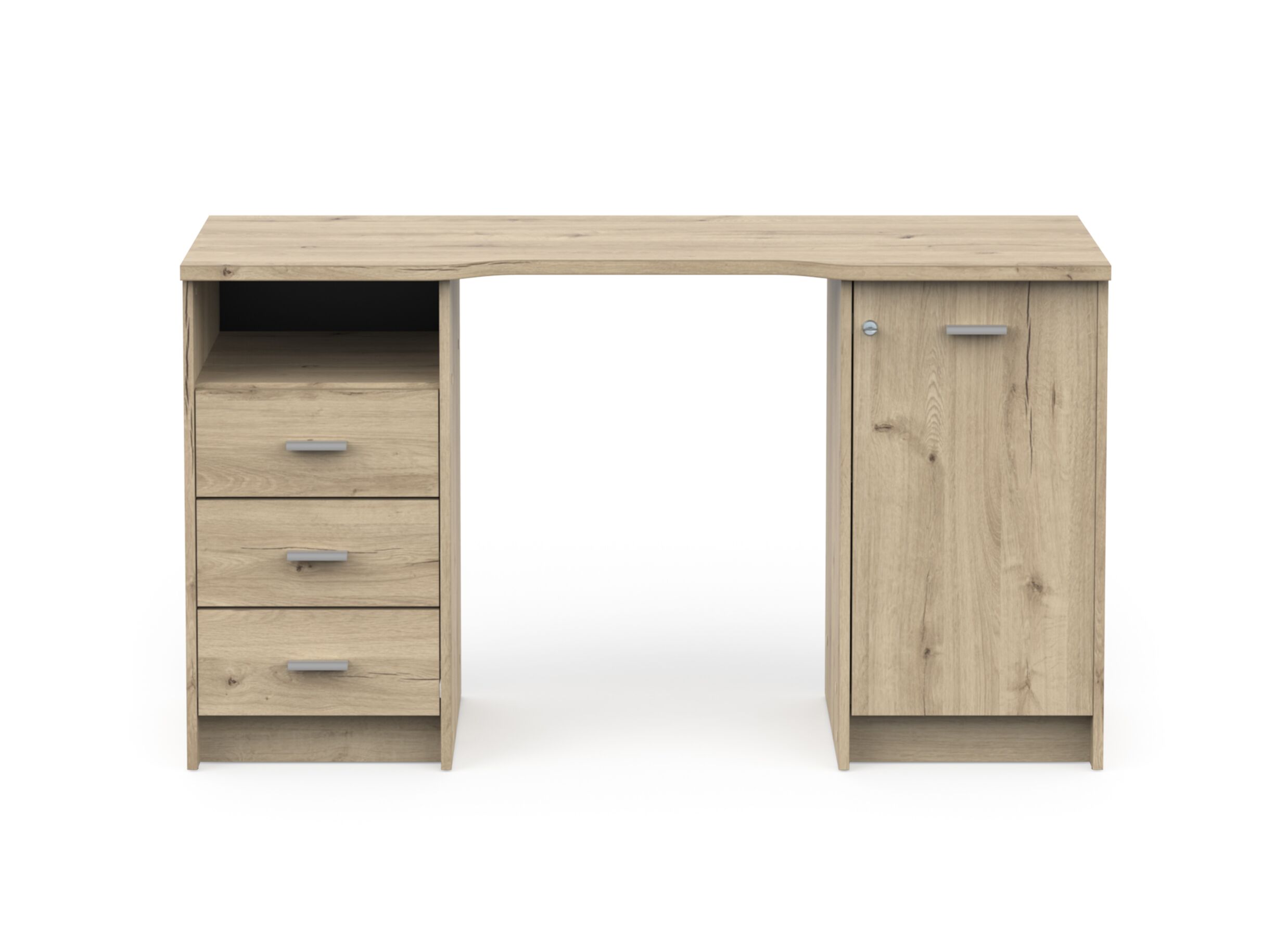 Aperçu - Bureau Mao 132x48x74cm - décor - chêne royal