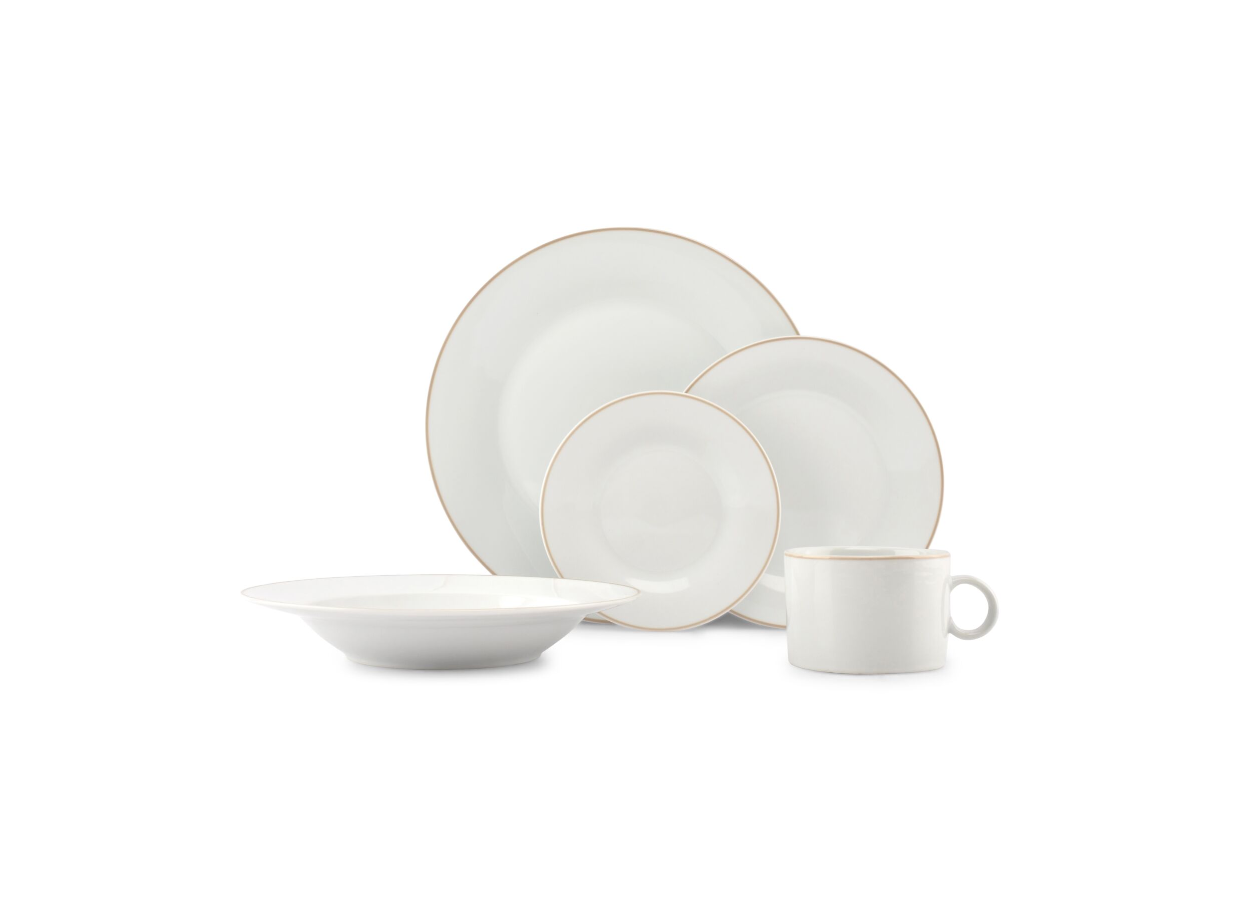 Serviesset Prim 20-delig - porselein - wit - Serviesset Prim 20-delig - porselein - wit