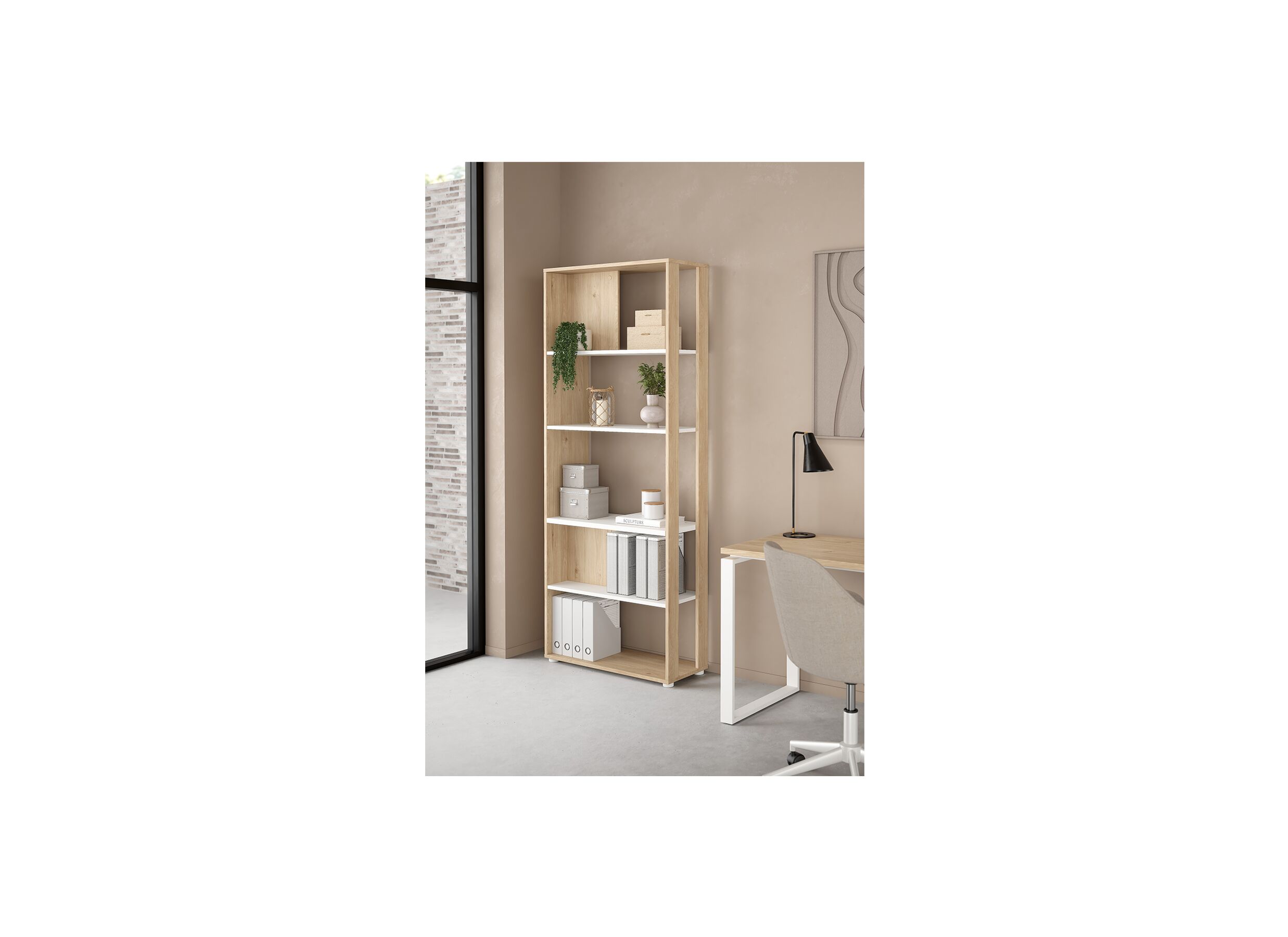 Boekenrek Sign 80x35x205cm