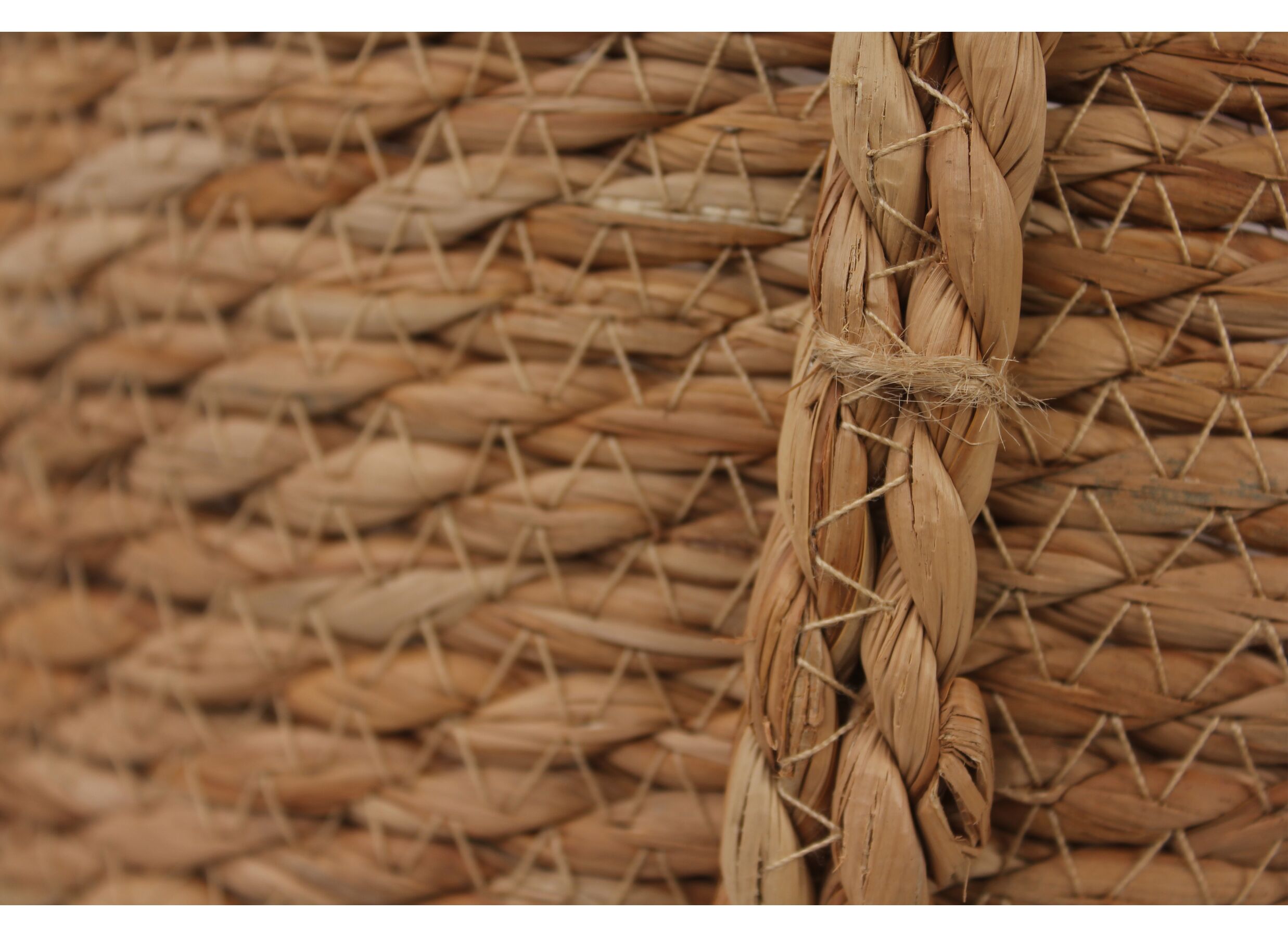 Detail - Panier Miren lot de 3 - herbier marin - naturel