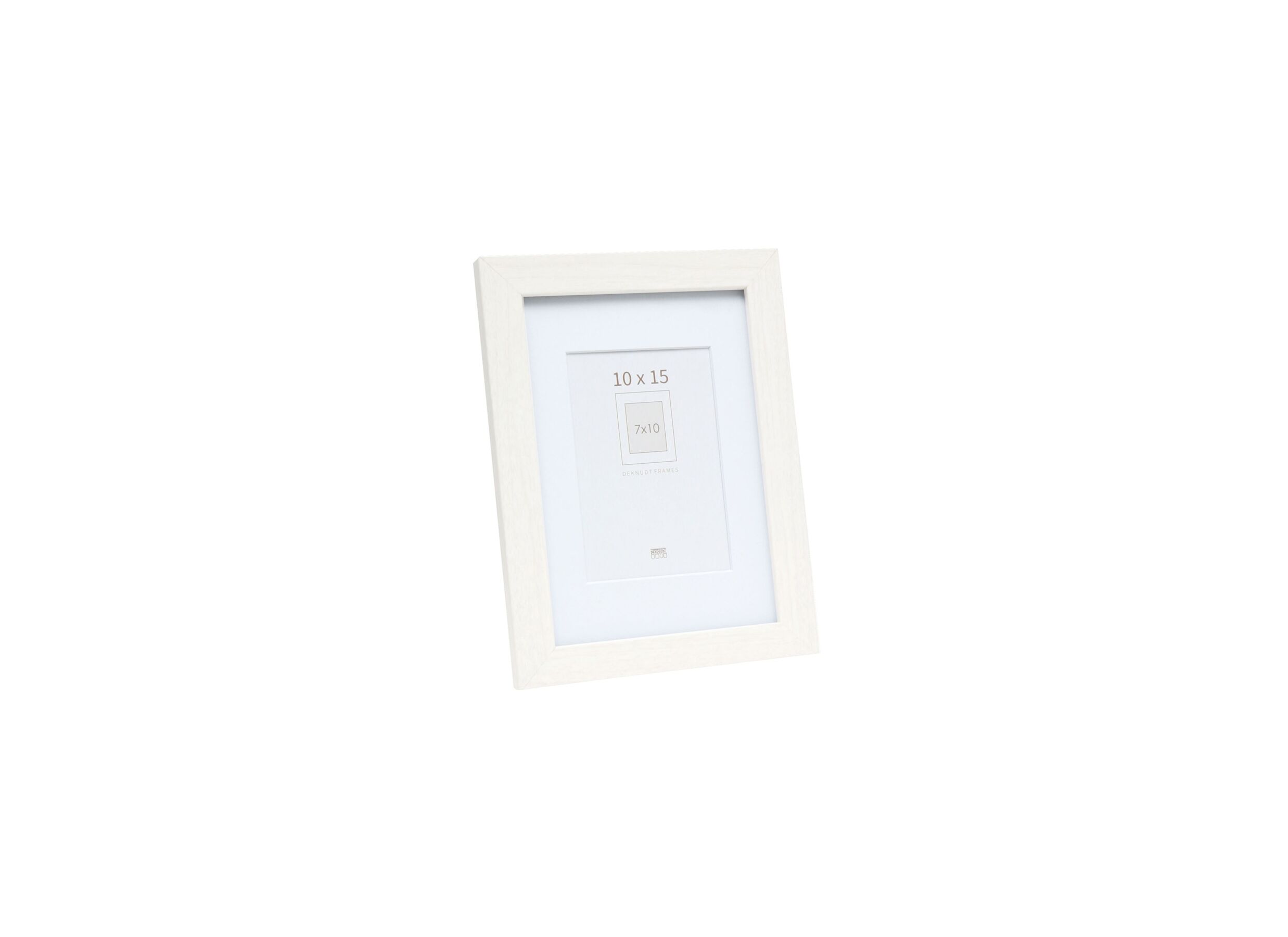 Plus Important - Cadre photo S66KF1P1 15x10cm - bois & verre - blanc