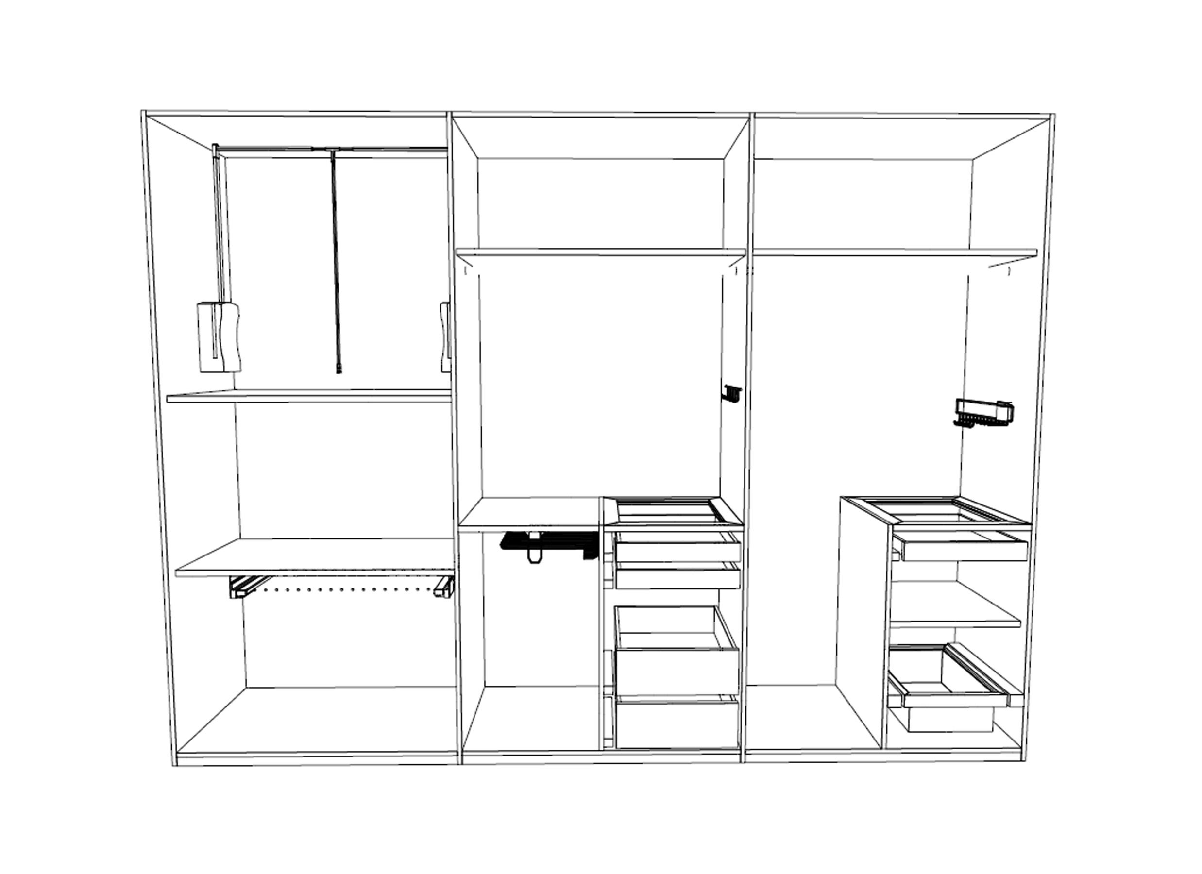 Overzichtsfoto - Dressing Select 301cm