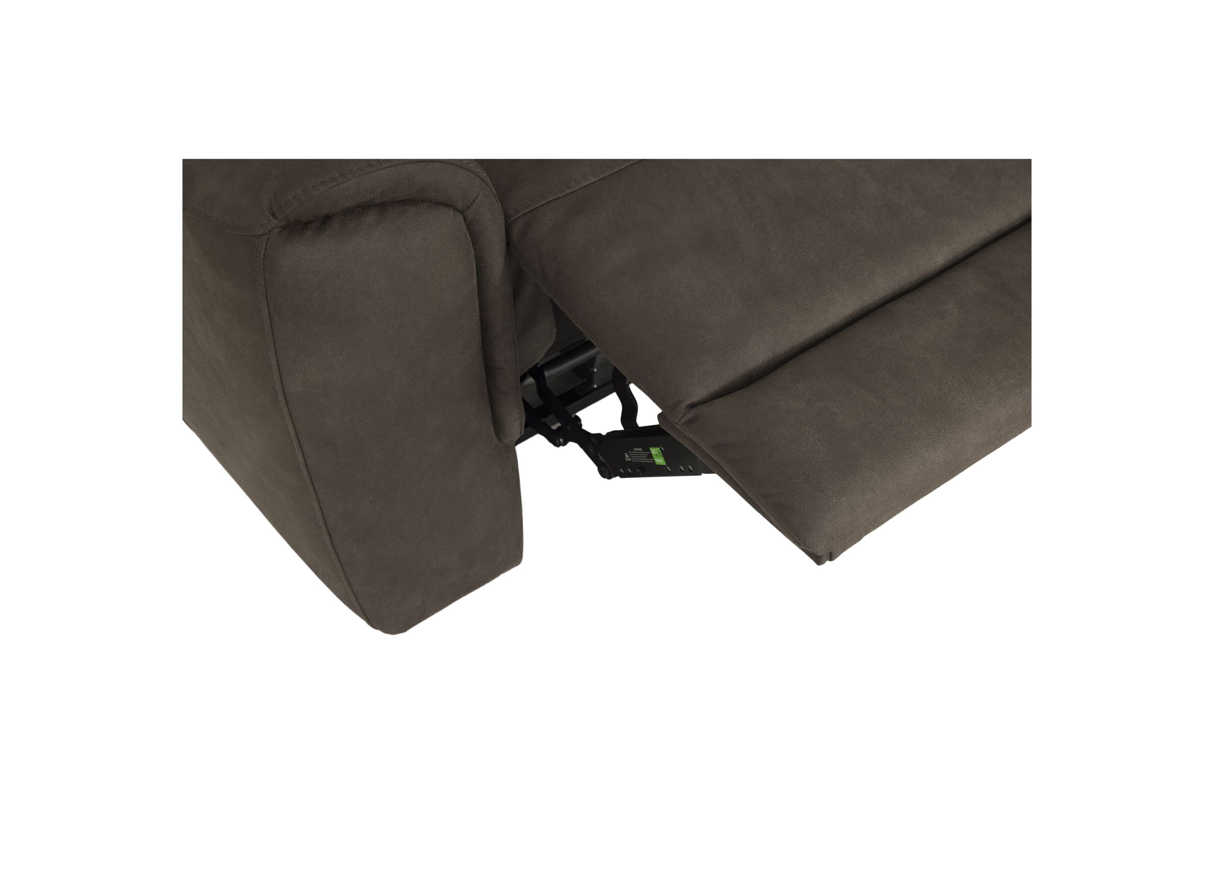Detailfoto - Zetel Cluny 3+2+1-zit - stof - bruingrijs met relax