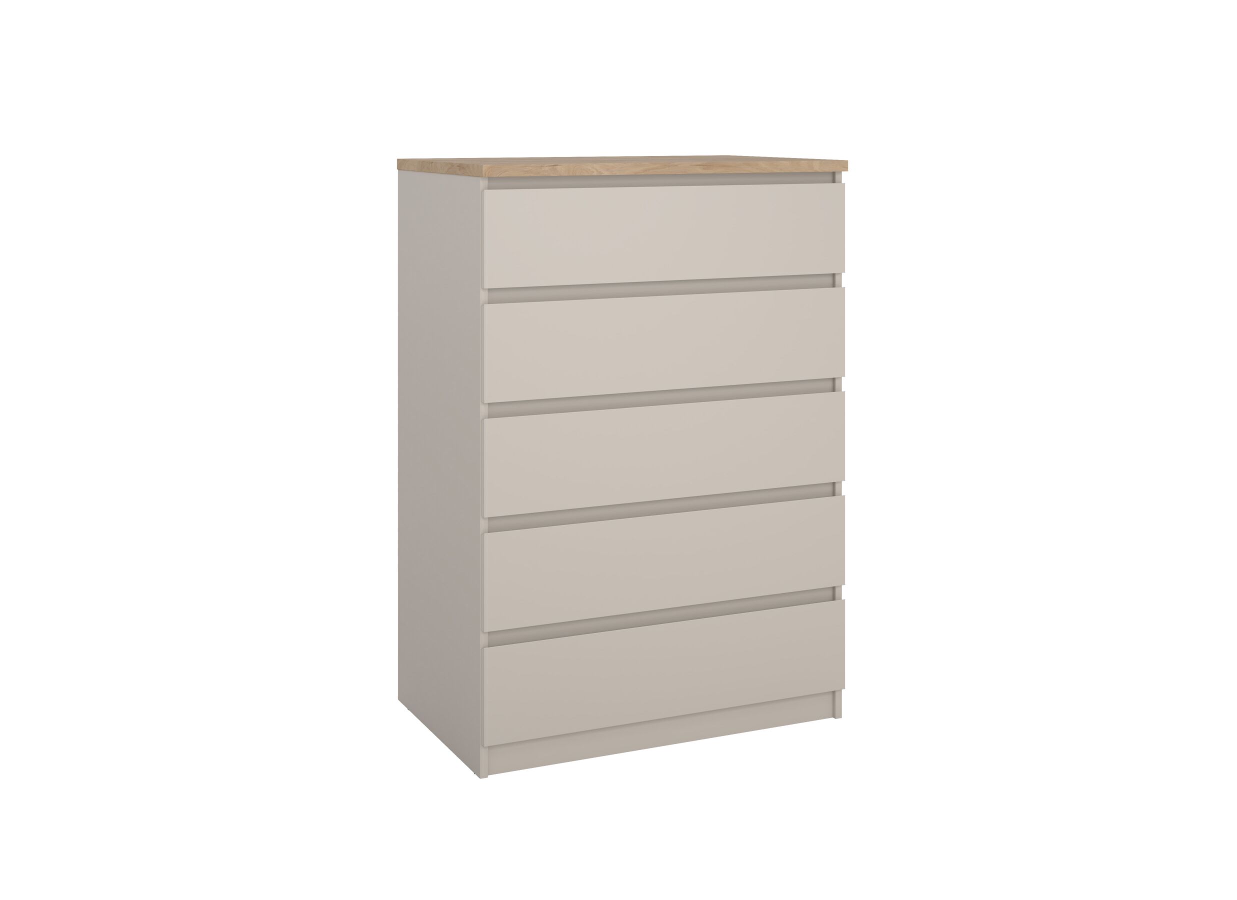 Plus Important - Commode Naia 77x50x112cm - décor - cashmere/jackson hickory